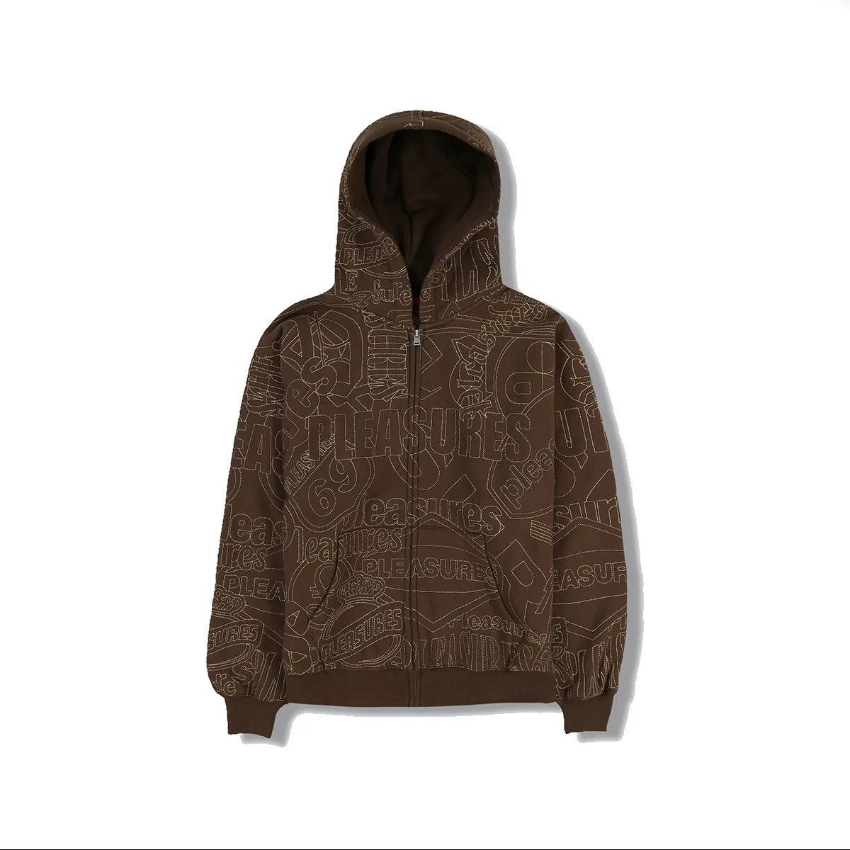 Pleasures Pleasures Zip Up Hoodie Size US S / EU 44-46 / 1 - 1 Thumbnail