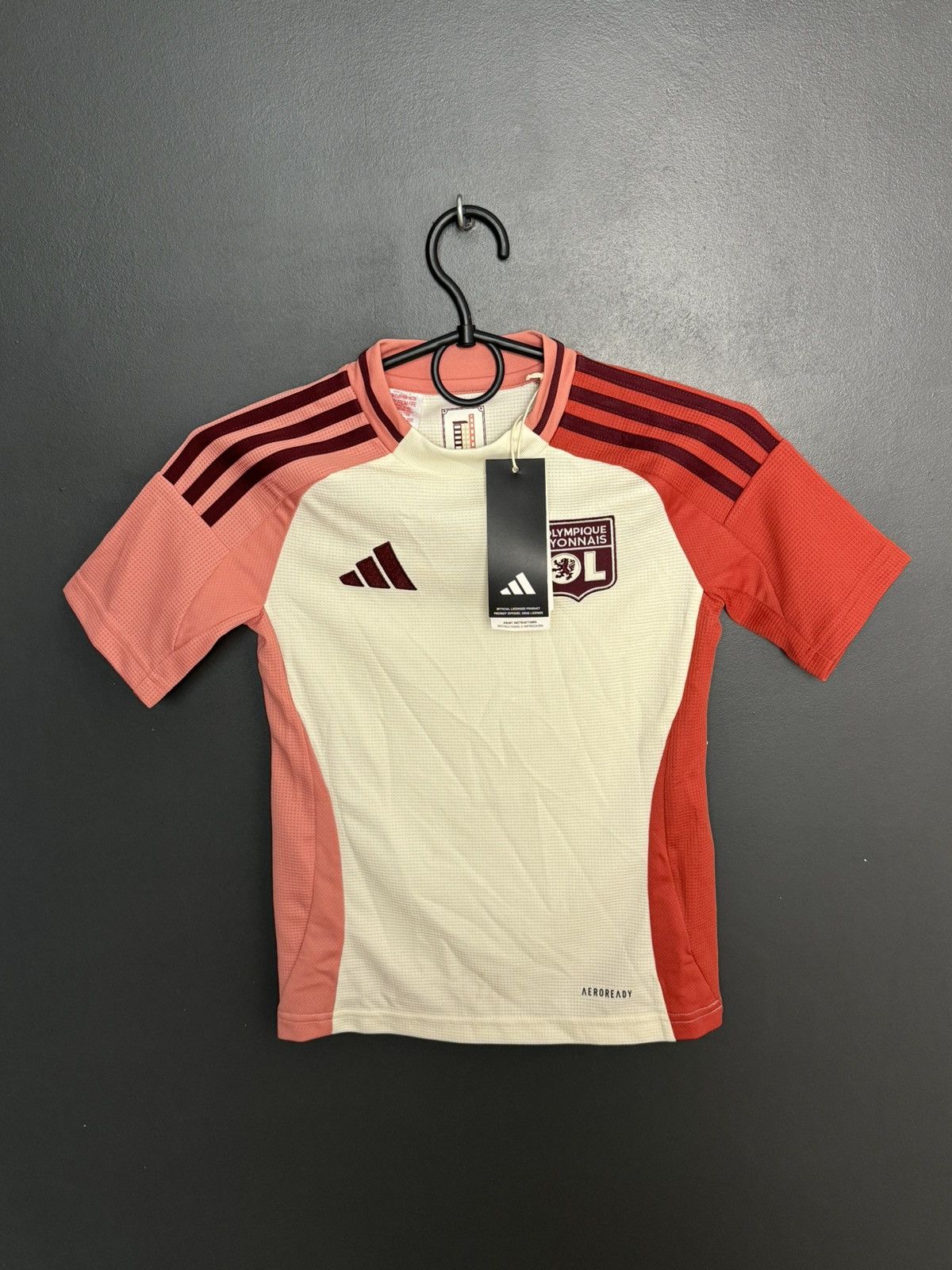 Adidas KIDS New Olympique Lyon 24/25 Third Football Jersey T-Shirt Size US XS / EU 42 / 0 - 1 Thumbnail