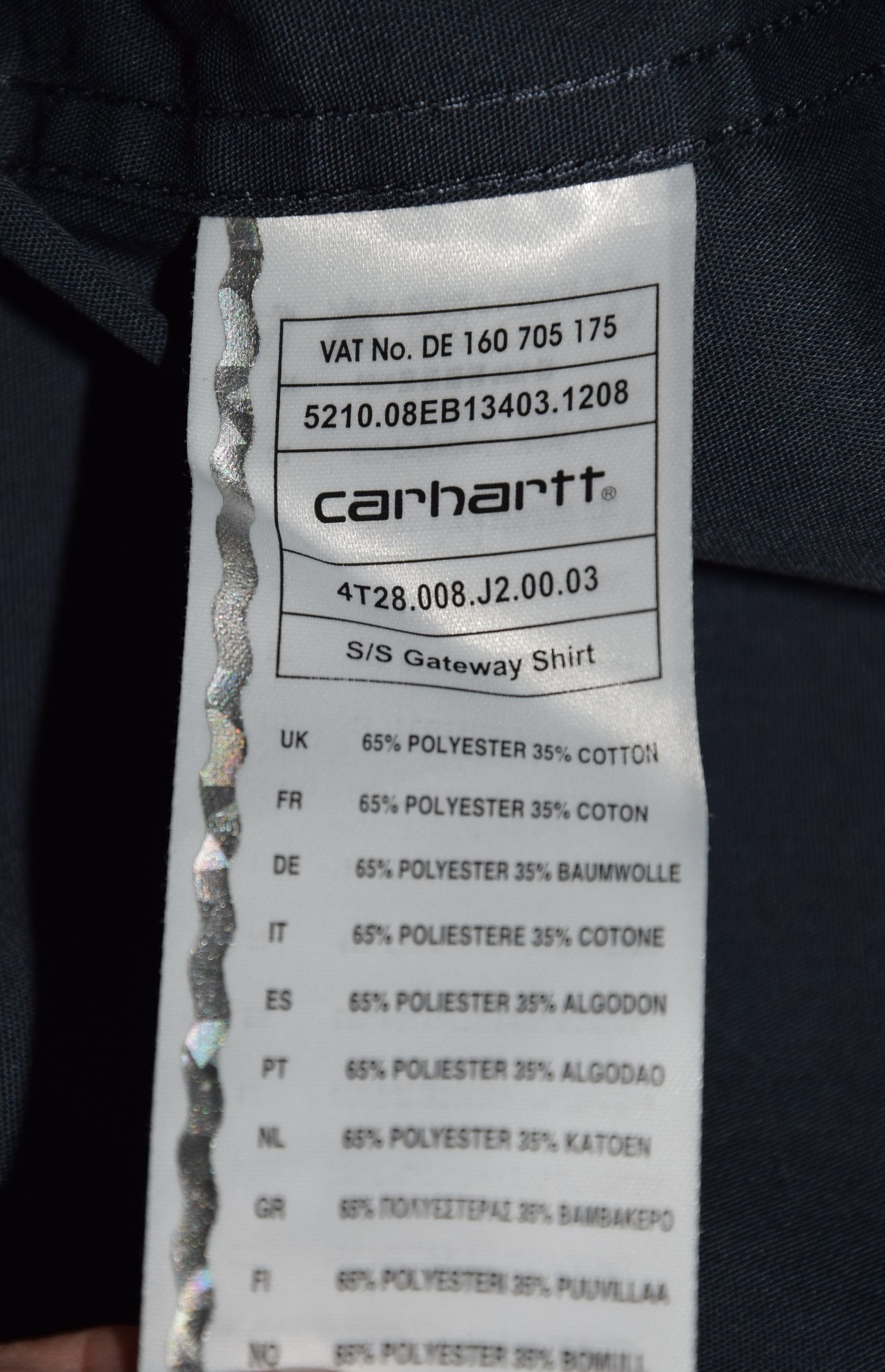 Carhartt CARHARTT S/S GATEWAY SHIRT SIZE S P2P 20" MINT Size US S / EU 44-46 / 1 - 13 Thumbnail