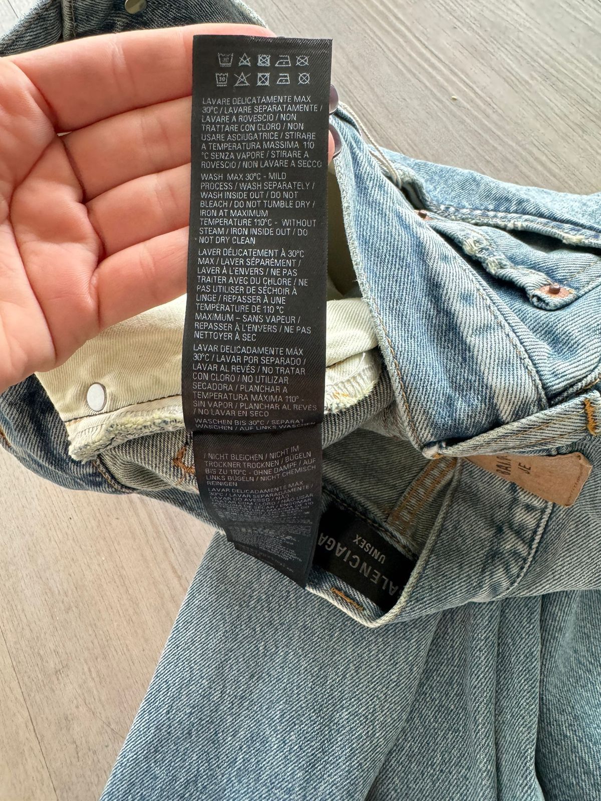 Balenciaga Balenciaga Large Fit Baggy Jeans Size US 30 / EU 46 - 8 Thumbnail