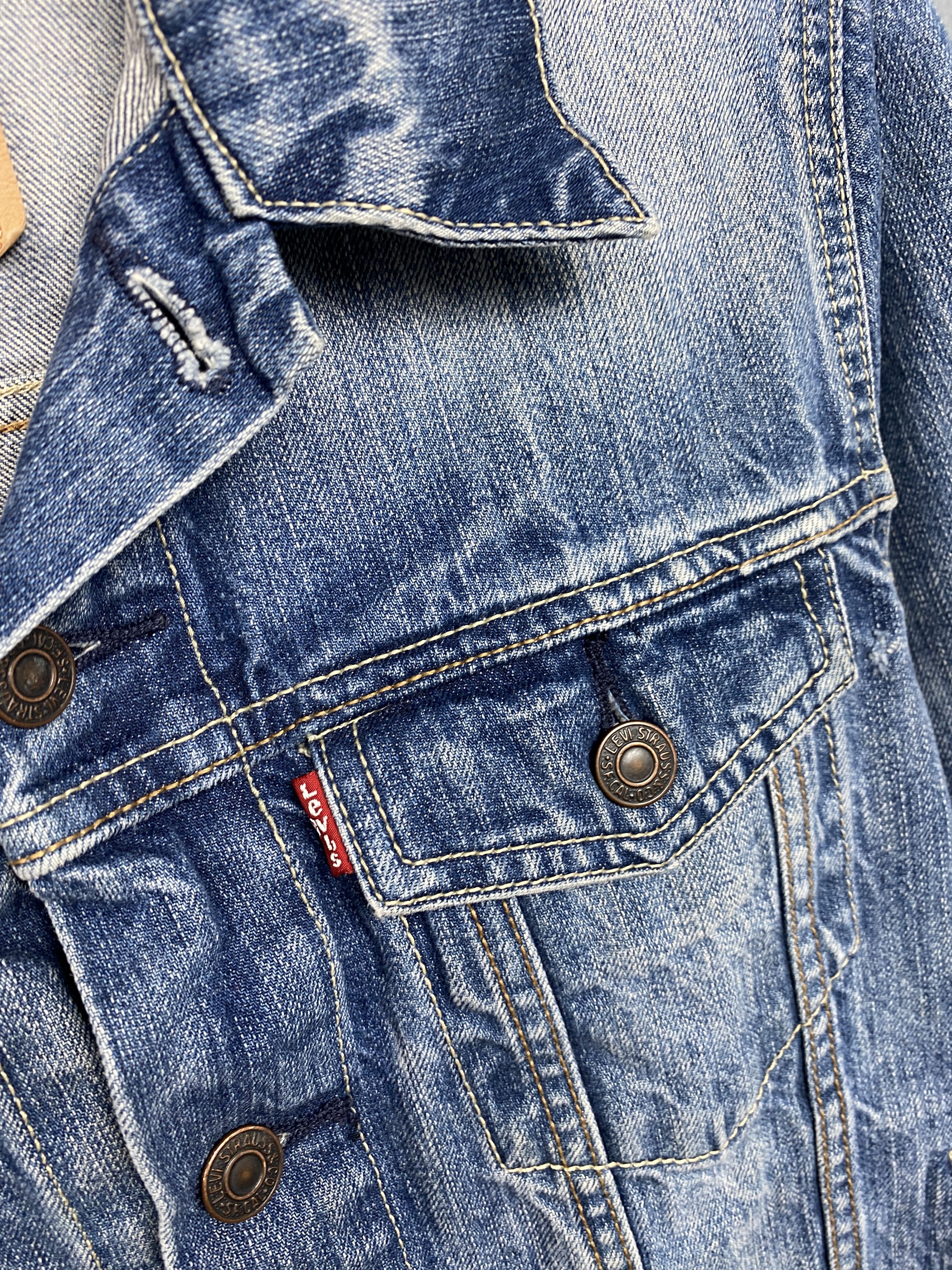 Harley Davidson Levi's x Harley Davidson Womens Custom Denim Jacket Size L / US 10 / IT 46 - 6 Thumbnail