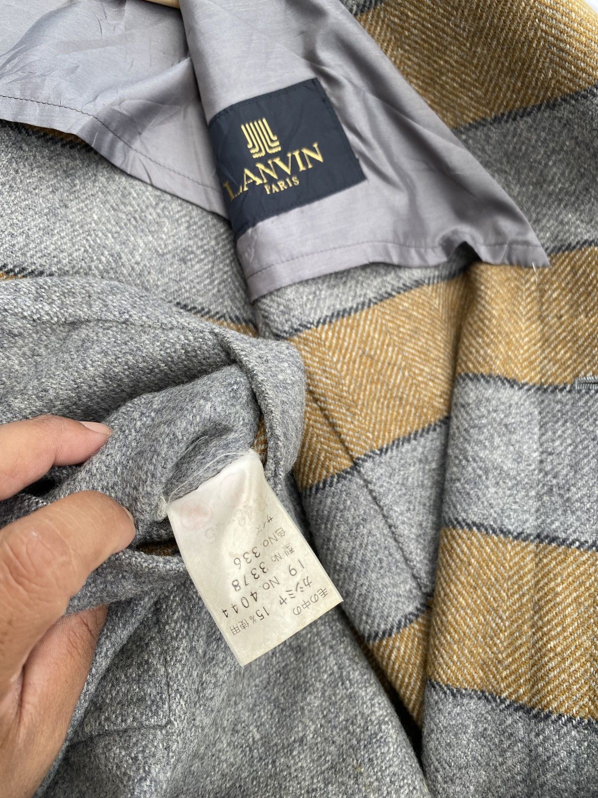 Lanvin Rare Vintage LANVIN Wool Long Coat Size 38S - 13 Thumbnail