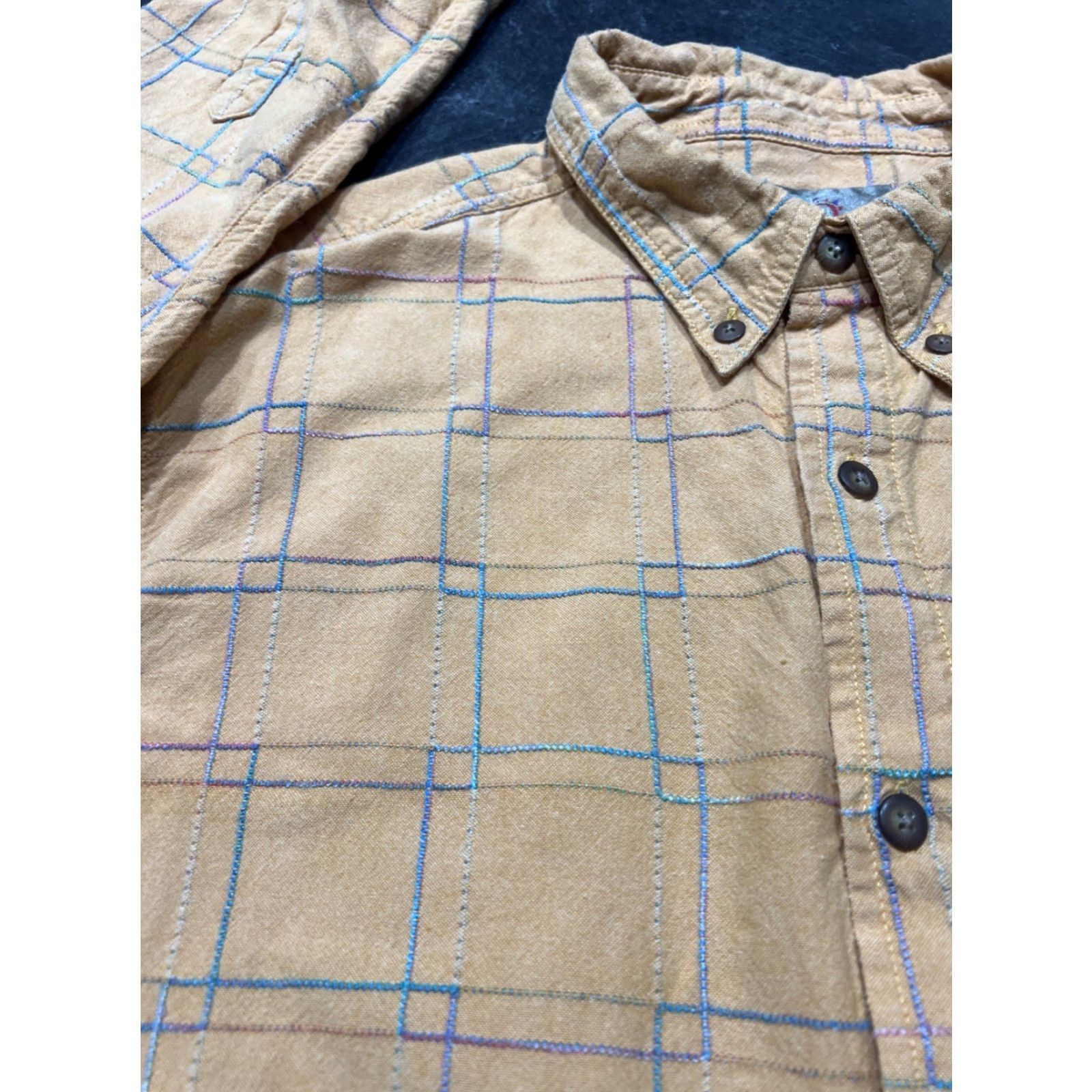 The Territory Ahead The Territory Ahead Shirt Mens L Plaid Button-Down Long Sleeve Pocket Multicolor Cotton Viscose Woven Regular Button-Up Collar-Down Size US L / EU 52-54 / 3 - 4 Thumbnail
