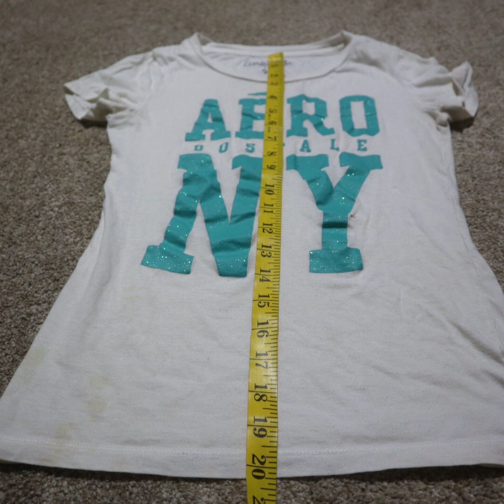 Vintage Aeropostale White Crew Neck Tee Shirt Women's Small Size S / US 4 / IT 40 - 7 Thumbnail
