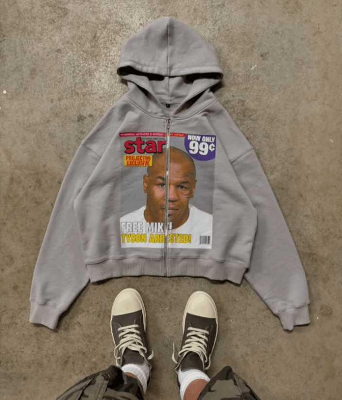 Japanese Brand Printing Super Zipper Hoodie Size US L / EU 52-54 / 3 - 8 Thumbnail