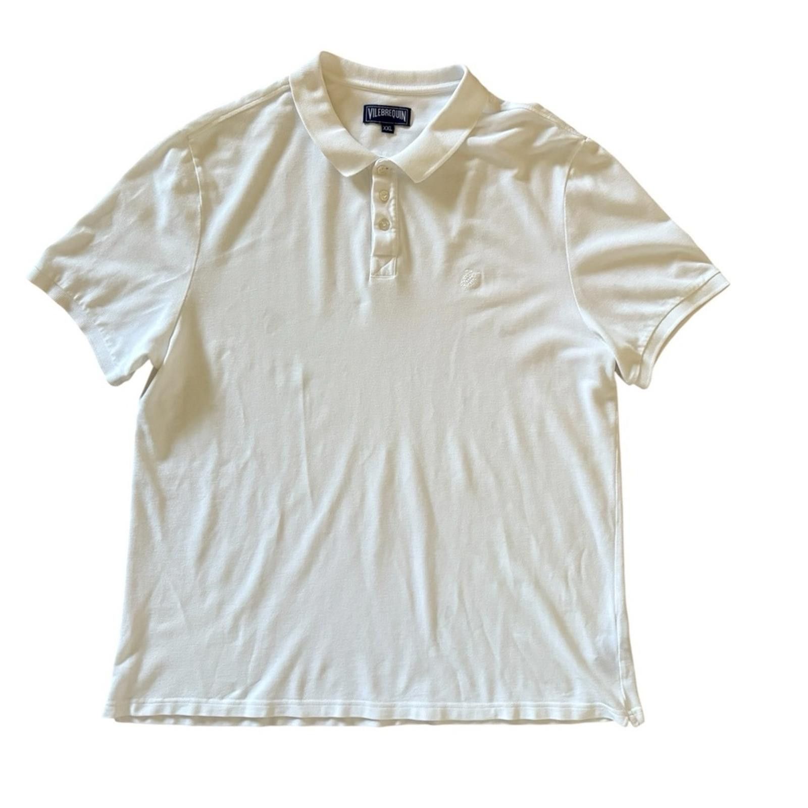 Vilebrequin Vilebrequin Cotton Classic Polo Shirt White Size XXL Size US XXL / EU 58 / 5 - 1 Thumbnail