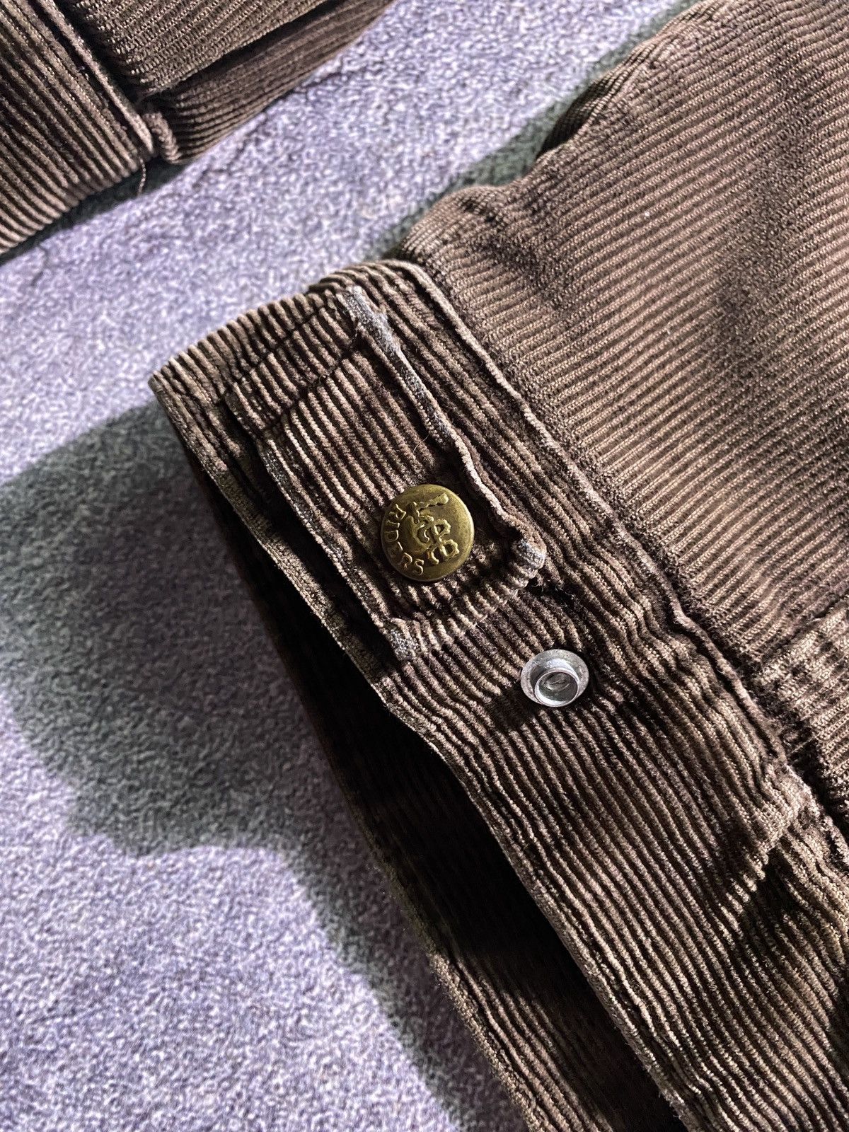 Lee × Vintage Vintage Lee Sanforized Brown Corduroy Sherpa Lining Jacket Size US M / EU 48-50 / 2 - 15 Thumbnail