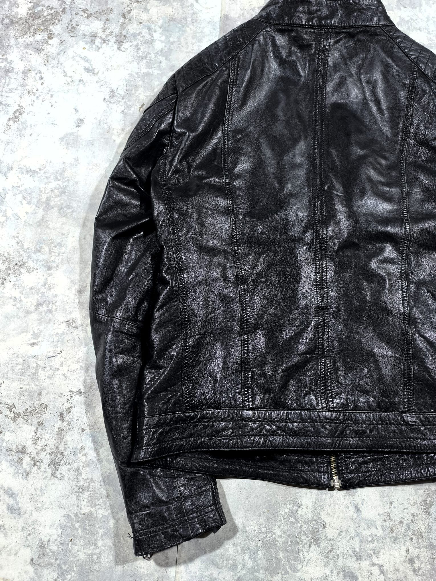 Other VTG HEDI SLIMANE 14th ADDICTION MOTO BIKER LEATHER JACKET Size US M / EU 48-50 / 2 - 3 Thumbnail