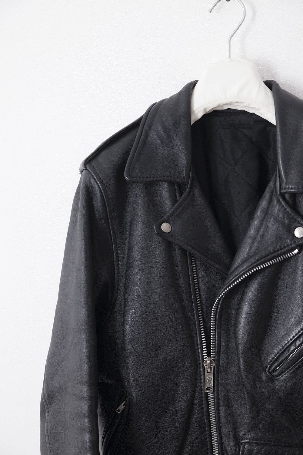 Vintage 1980's black leather perfecto jacket Size US S / EU 44-46 / 1 - 2 Thumbnail
