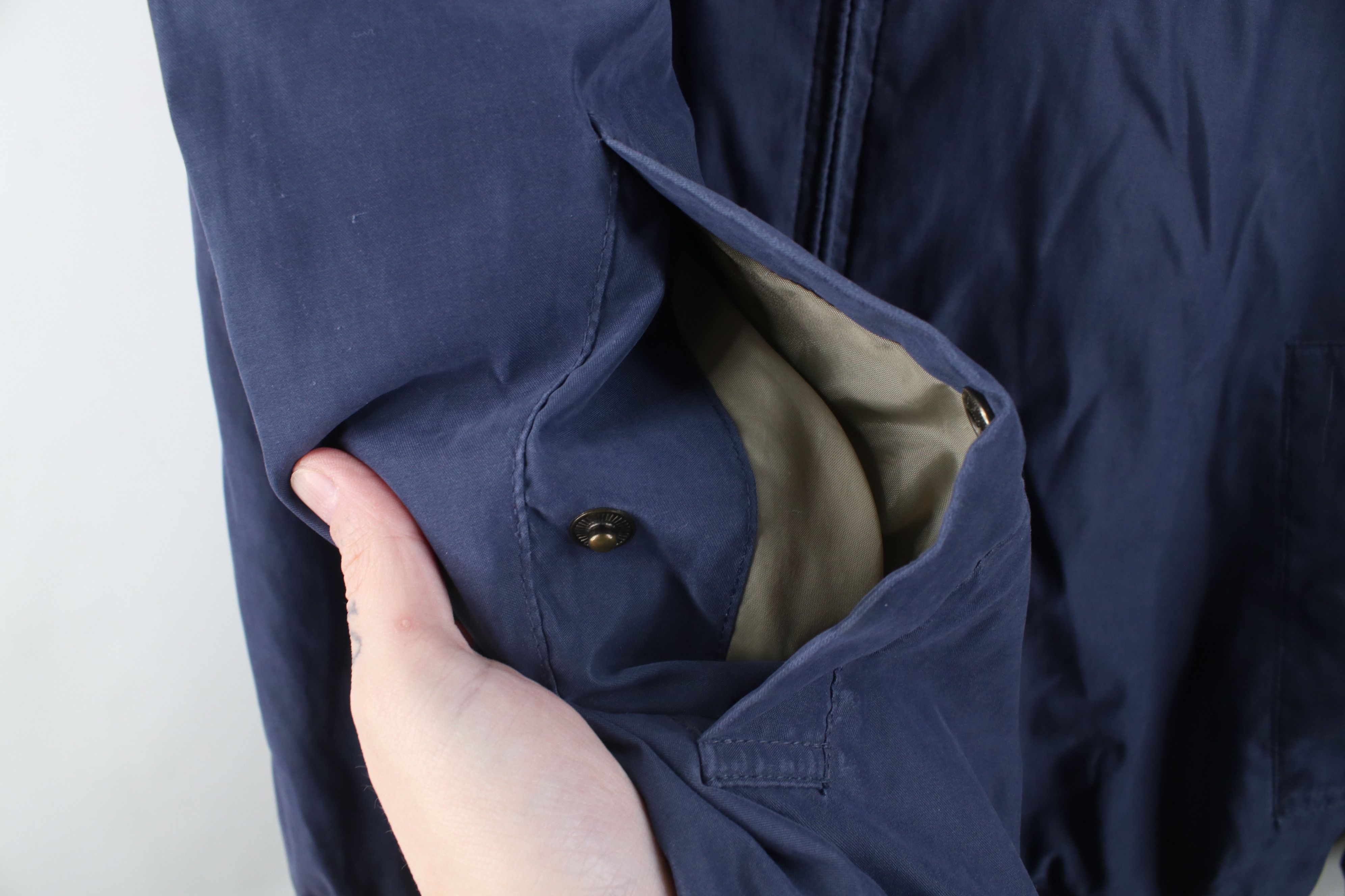 Vintage Vintage 90s Streetwear Full Zip Bomber Jacket Blue Size US L / EU 52-54 / 3 - 7 Thumbnail