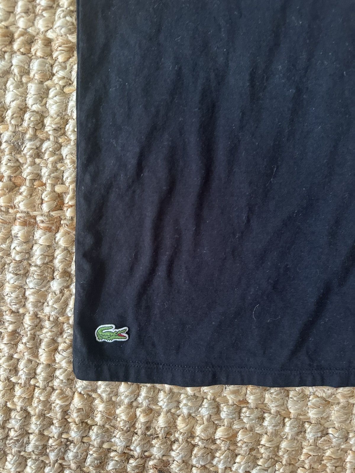 Lacoste Lacoste Black Short Sleeve Tee Slim Fit size Large Size US L / EU 52-54 / 3 - 6 Thumbnail
