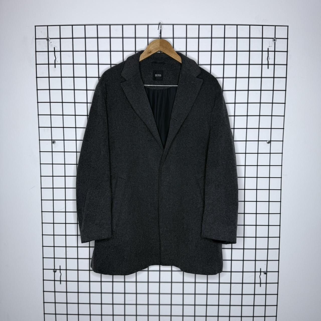Hugo Boss Hugo Boss Vintage Cashmere Wool Coat Grey Size US M / EU 48-50 / 2 - 1 Preview