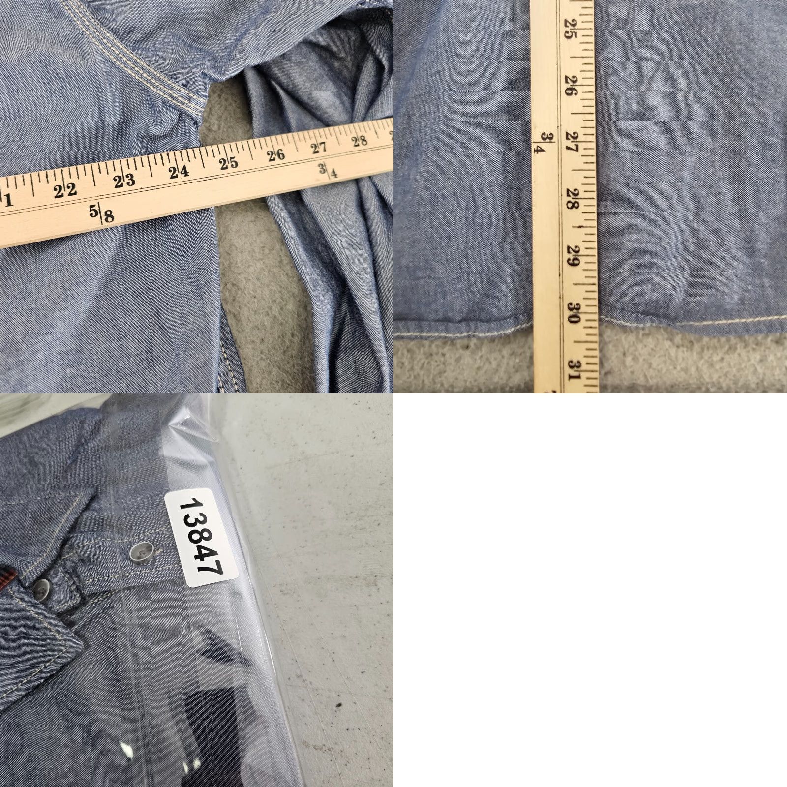Weatherproof Weatherproof Shirt Mens XL Blue Light Wash Denim Chambray Button-Up Casual Workwear 90s? Size US XL / EU 56 / 4 - 8 Thumbnail