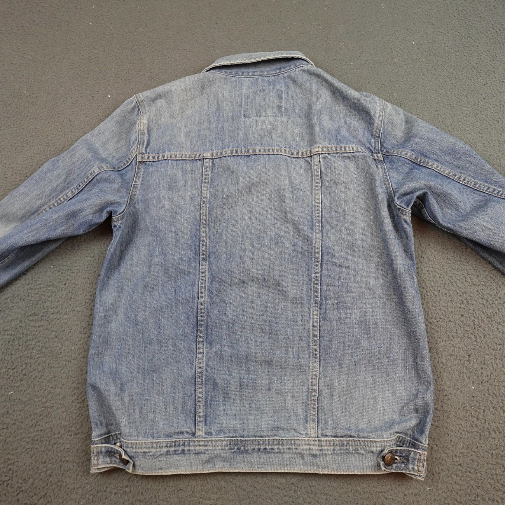 Polo Ralph Lauren Polo Ralph Lauren Jacket Mens Medium Blue Denim Bomber Button Faded Light Wash Size US M / EU 48-50 / 2 - 6 Thumbnail