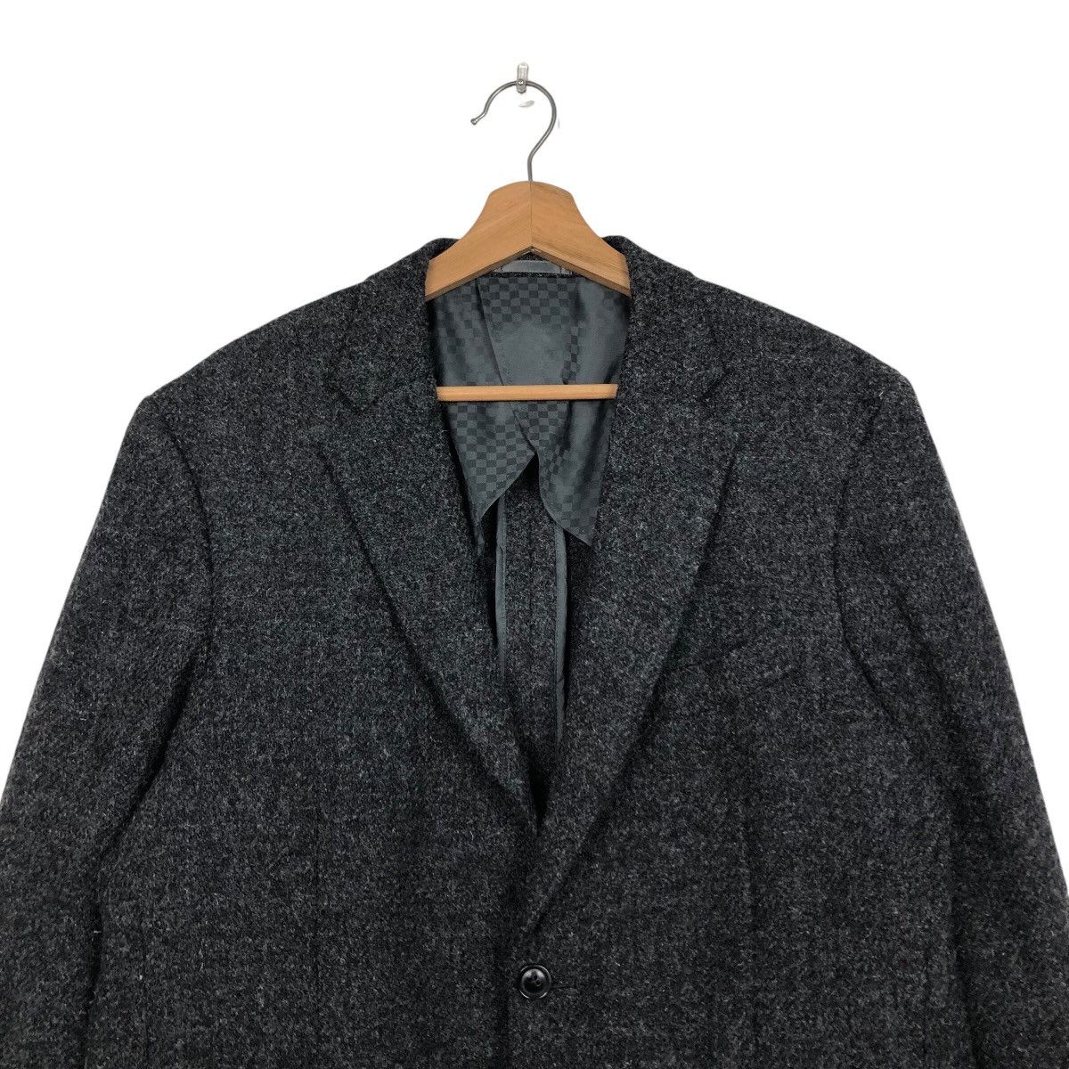 Harris Tweed 📌Vintage Wool Jacket Hand Woven Harris Tweed Herringbone Size US L / EU 52-54 / 3 - 4 Thumbnail