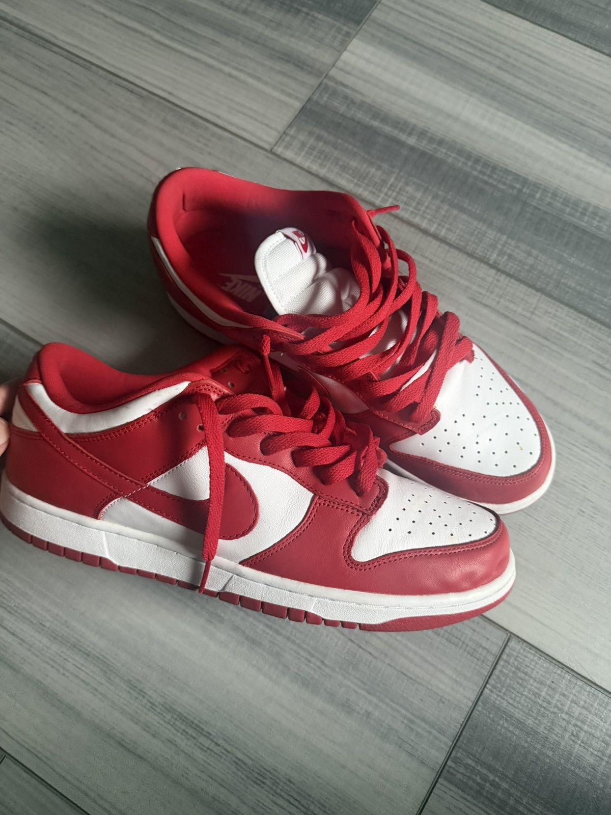 Nike Nike Dunk Low St John’s Red White CU1727-100 Men’s Size 11 Size US 11 / EU 44 - 7 Thumbnail