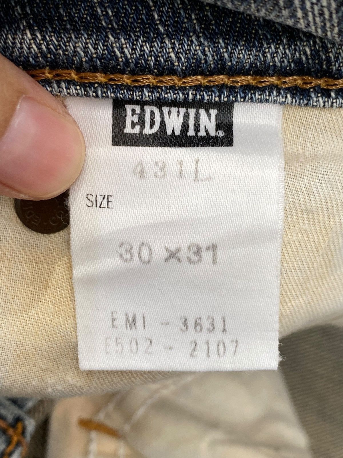 Edwin Edwin Faded Wash Style Flare Jeans Size US 30 / EU 46 - 14 Thumbnail