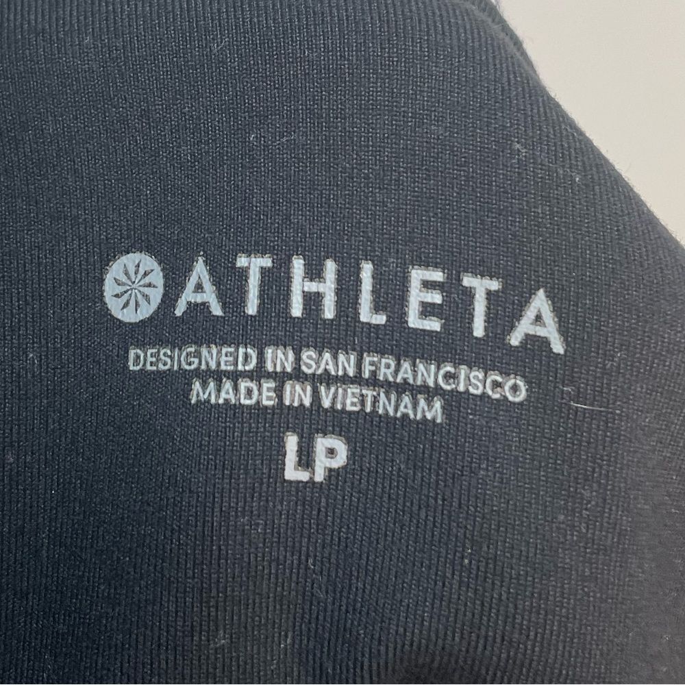 Athleta Athleta Black Cropped Leggings Large Petite Size 34" / US 12 / IT 48 - 6 Thumbnail