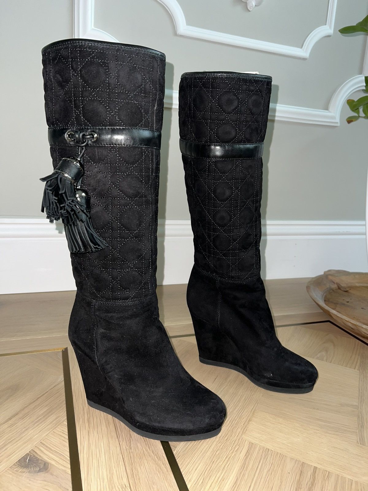 Christian Dior Suede Boots