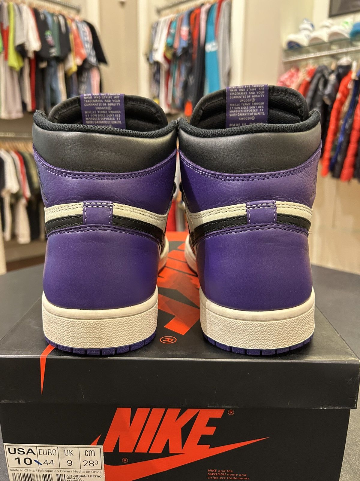 Jordan Brand Jordan 1 Retro ‘Court Purple’ Size US 10 / EU 43 - 3 Thumbnail