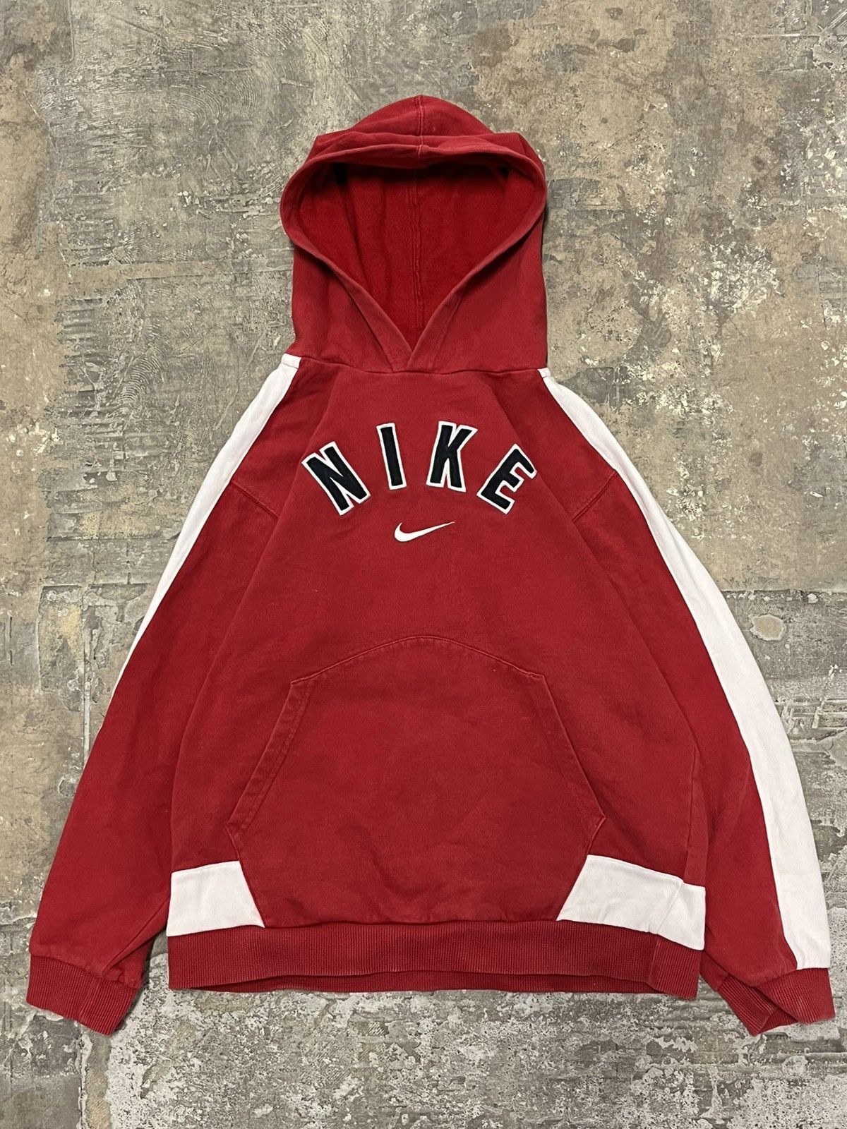 Nike × Vintage Nike center swoosh big swoosh hoodie vintage y2k streetwear Size US S / EU 44-46 / 1 - 5 Thumbnail