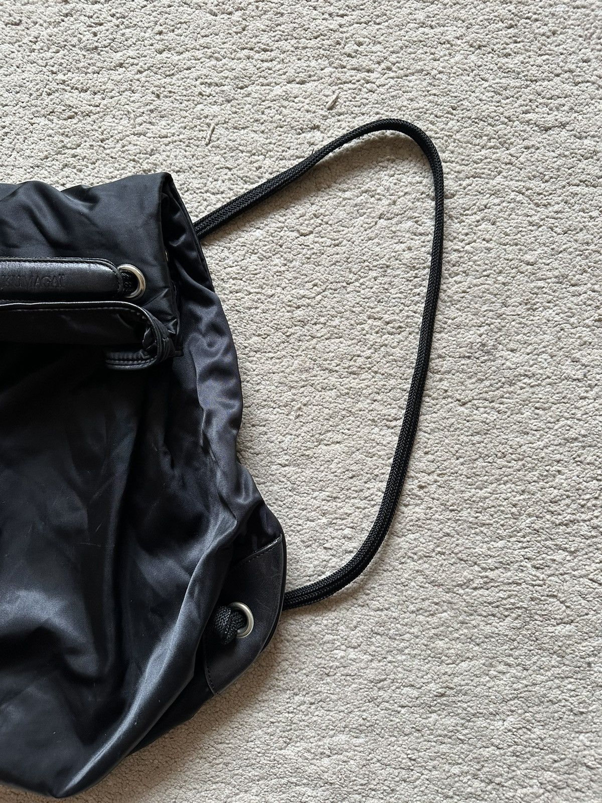 Tokio Kumagai 1980s Tokio Kumagai folded Drawstring Nylon Backpack Size ONE SIZE - 4 Thumbnail