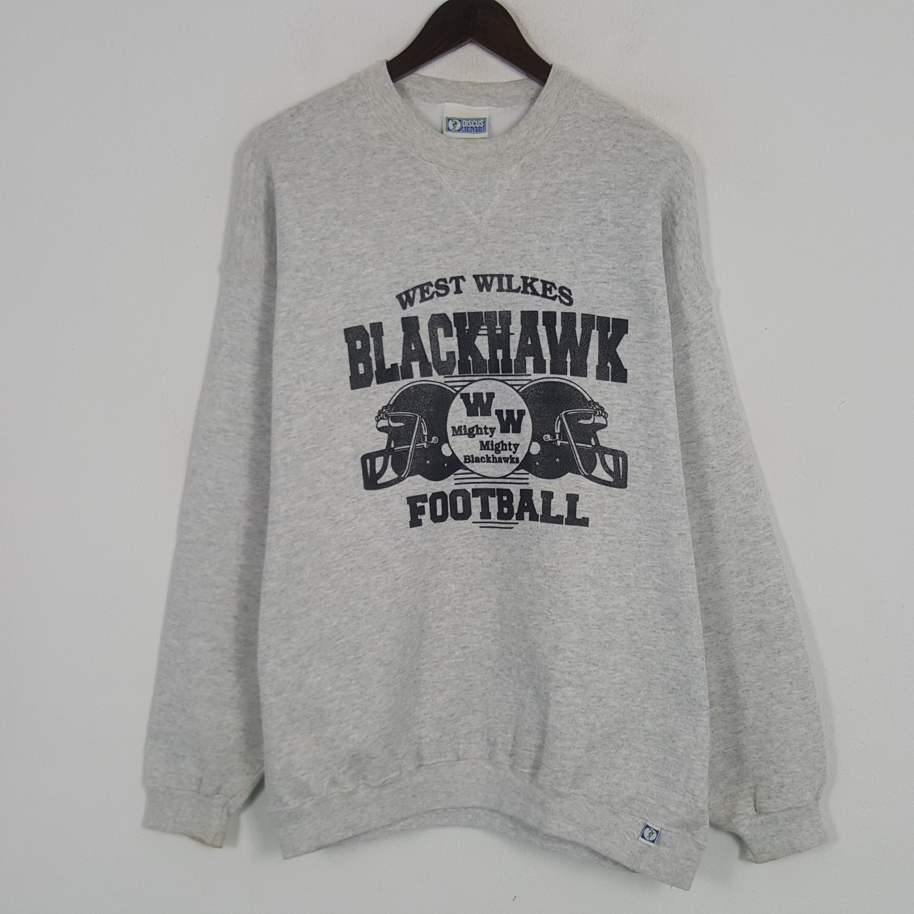Blackhawk! × Vintage Vintage Blackhawk Football Sweatshirt Size US L / EU 52-54 / 3 - 1 Thumbnail