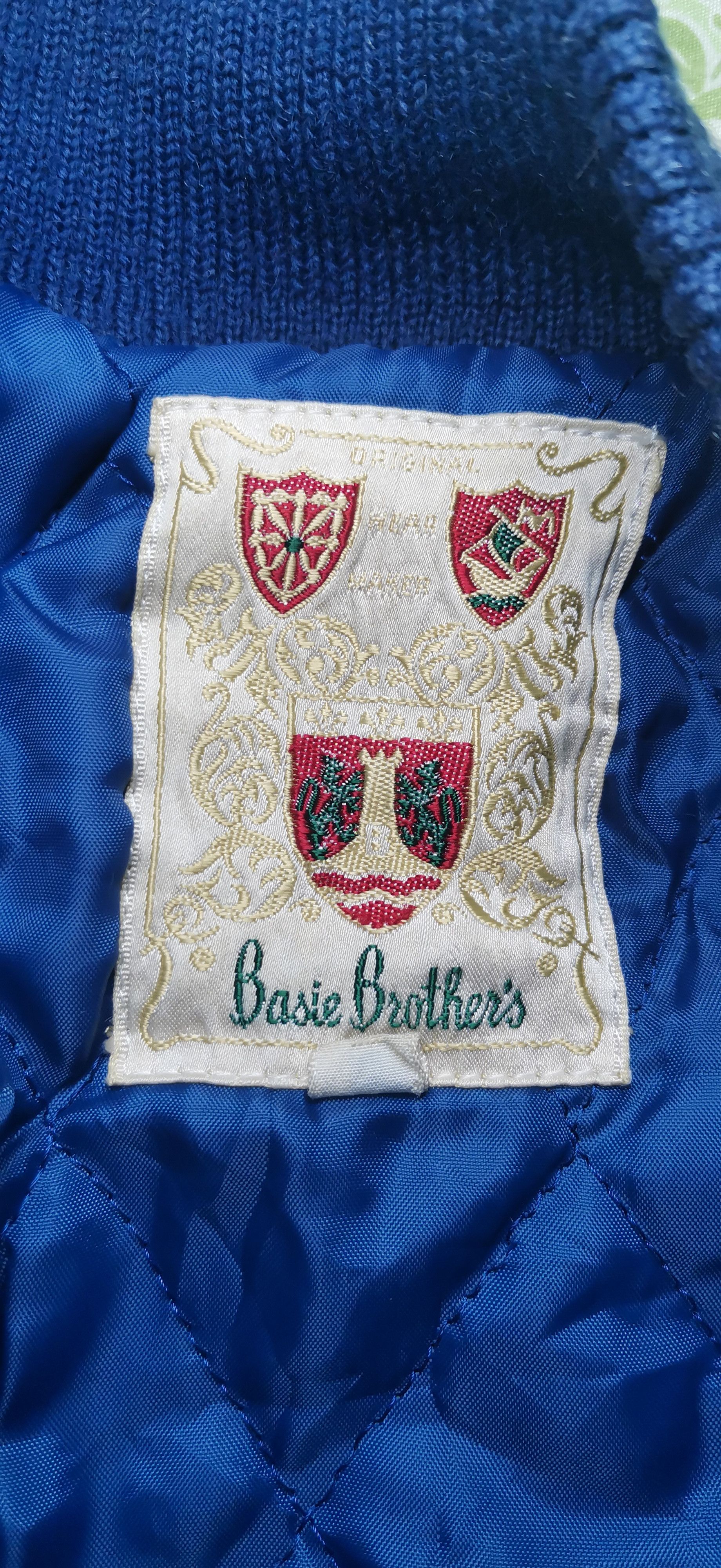 Japanese Brand Vintage Basie Brothers Navy Varsity Jacket -Japanese Brand-M Size US M / EU 48-50 / 2 - 5 Thumbnail