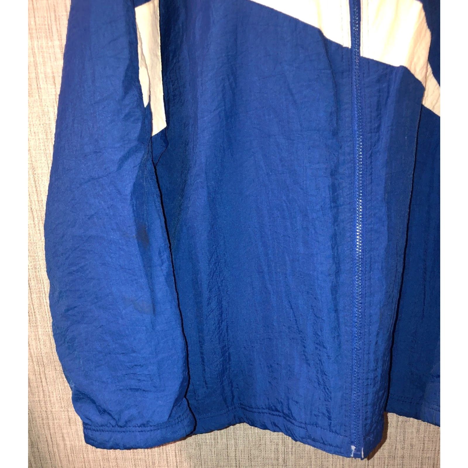 Reebok Reebok Jacket Full Zip Mens 2XL Blue/White Quilt Lined Colorful Full Zip Jacket - Reebok Mens 2XL Blue/White Quilt Lined Full Zip Jacket Size US XXL / EU 58 / 5 - 3 Thumbnail