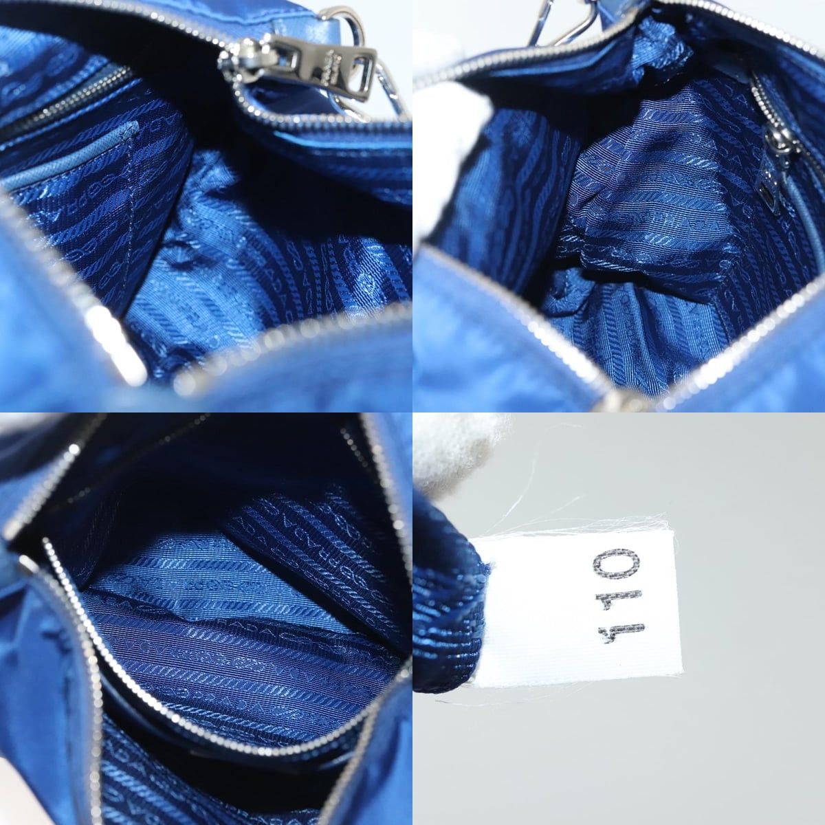 Prada PRADA Shoulder Bag Nylon Blue Silver Size ONE SIZE - 12 Thumbnail