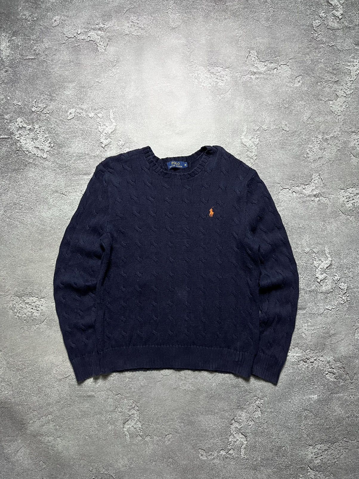Polo Ralph Lauren Ralph Lauren Iconic Cable Argyle Knitted Sweater Chief Keef Size US M / EU 48-50 / 2 - 1 Thumbnail