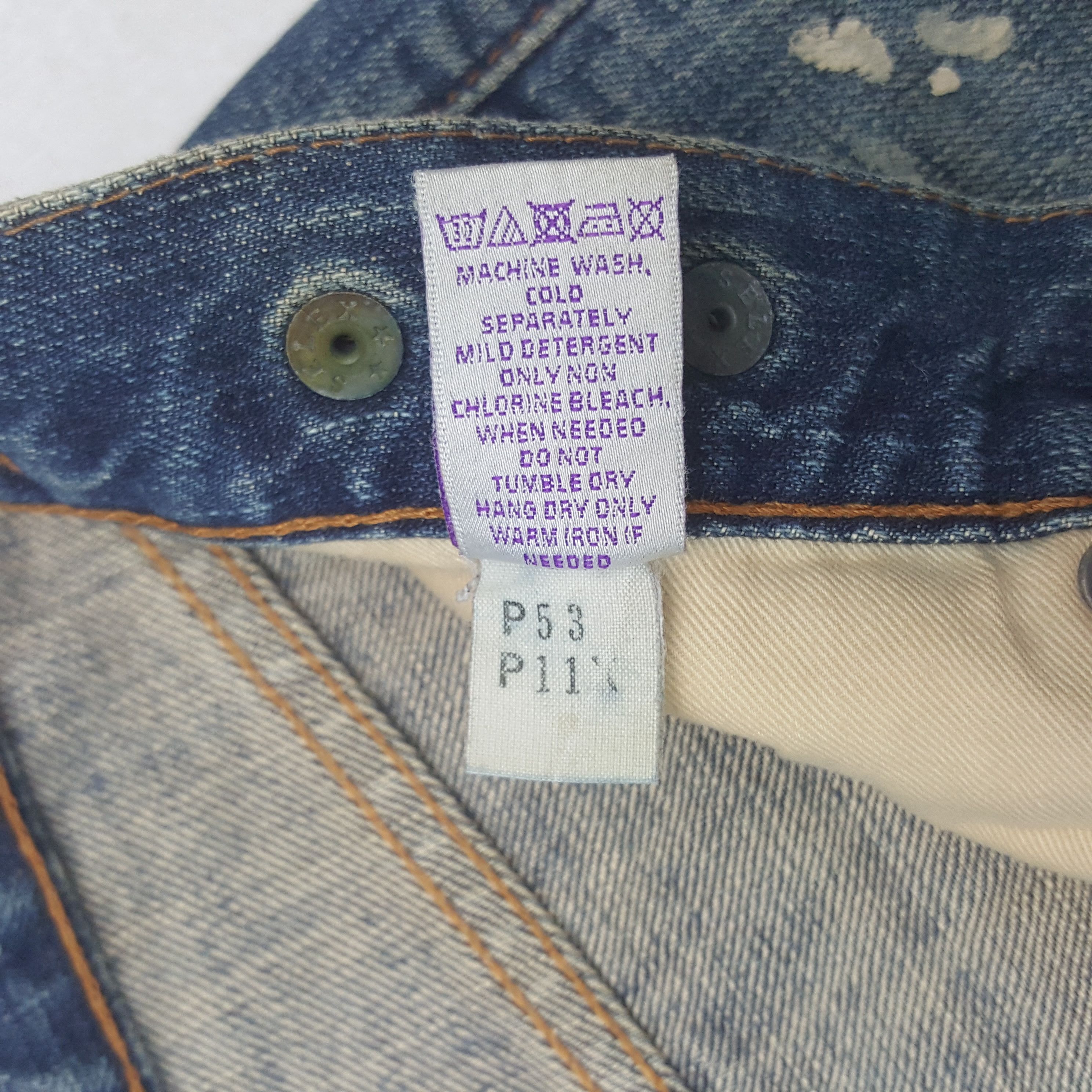 Prps Vintage Prps Barracuda Japanese Denim Jeans Size US 35 - 13 Thumbnail