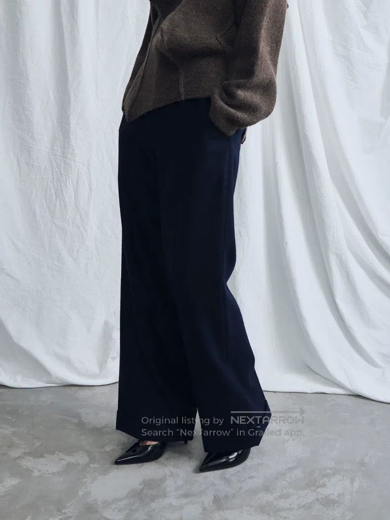 Junya Watanabe Junya Watanabe size XS Navy wool trousers Size 22" - 3 Thumbnail