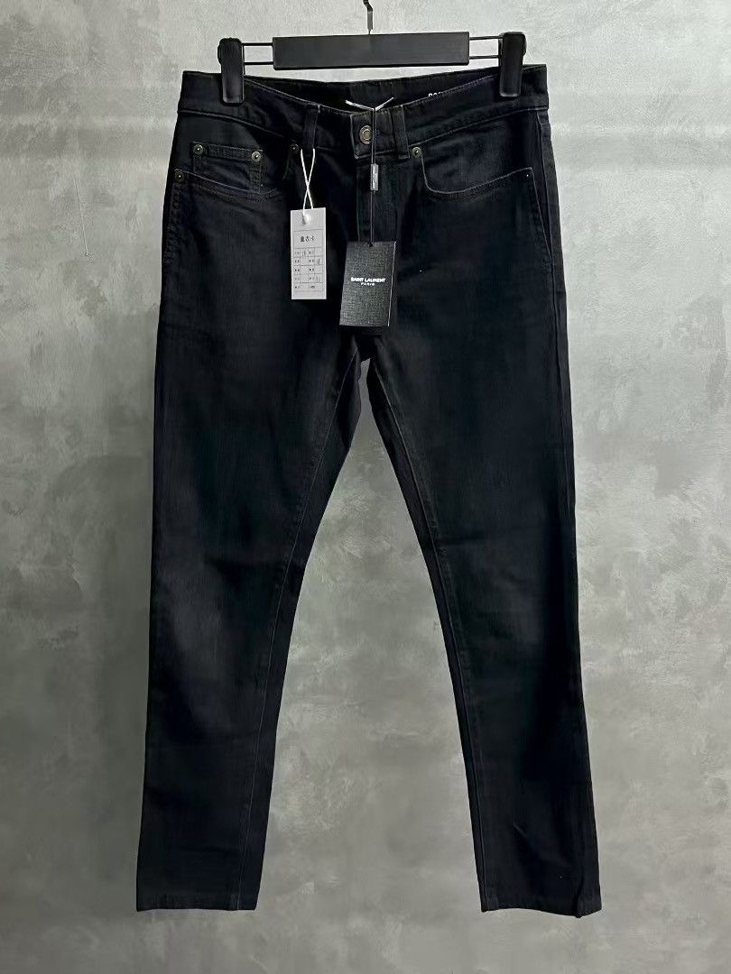 Saint Laurent Paris Saint Laurent Black Jeans Size 28 Size US 28 / EU 44 - 1 Thumbnail