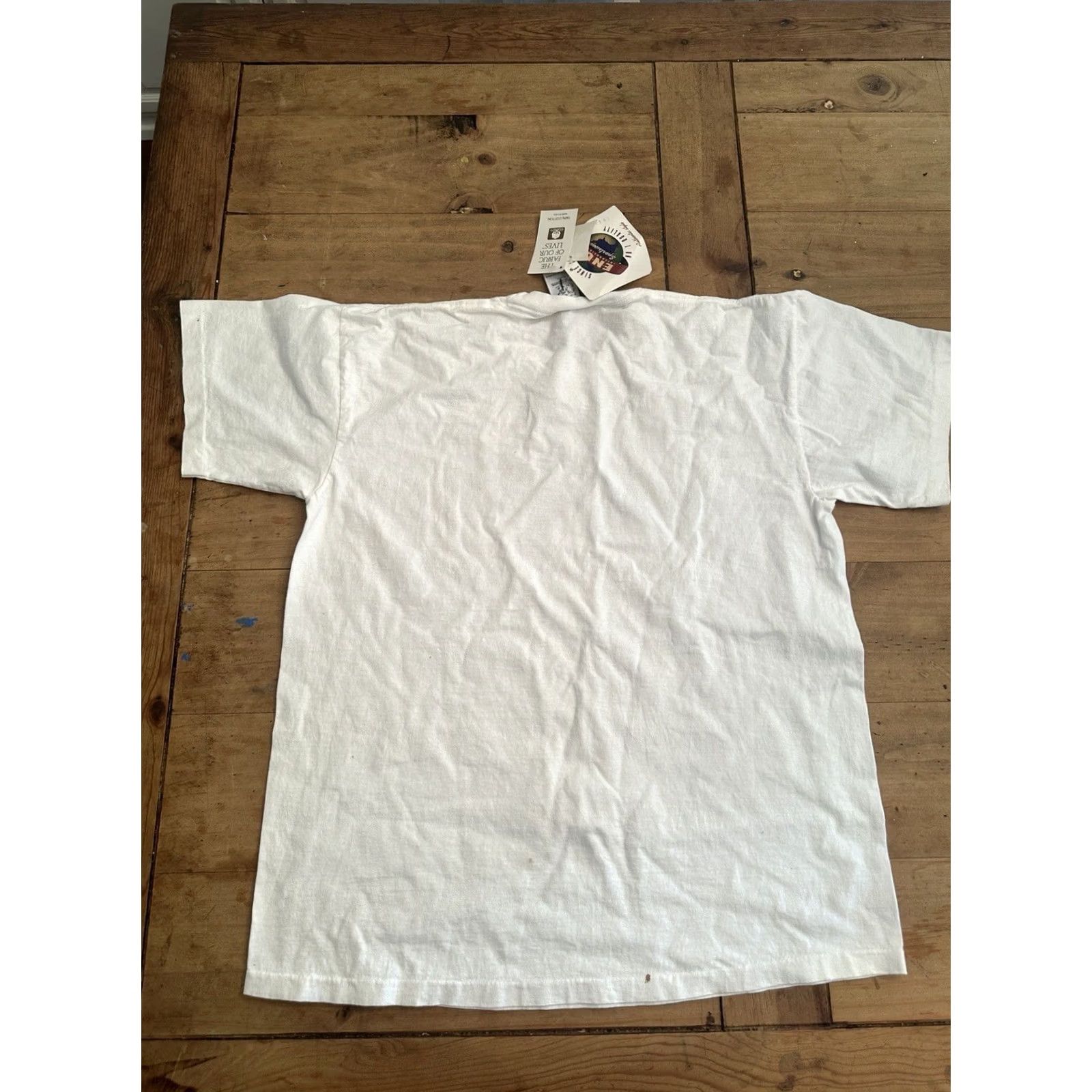 Vintage VINTAGE 90s ENUF Embroidered T-Shirt XL White Womens Unisex Adults NWT Single Stitch Size XL / US 12-14 / IT 48-50 - 6 Thumbnail