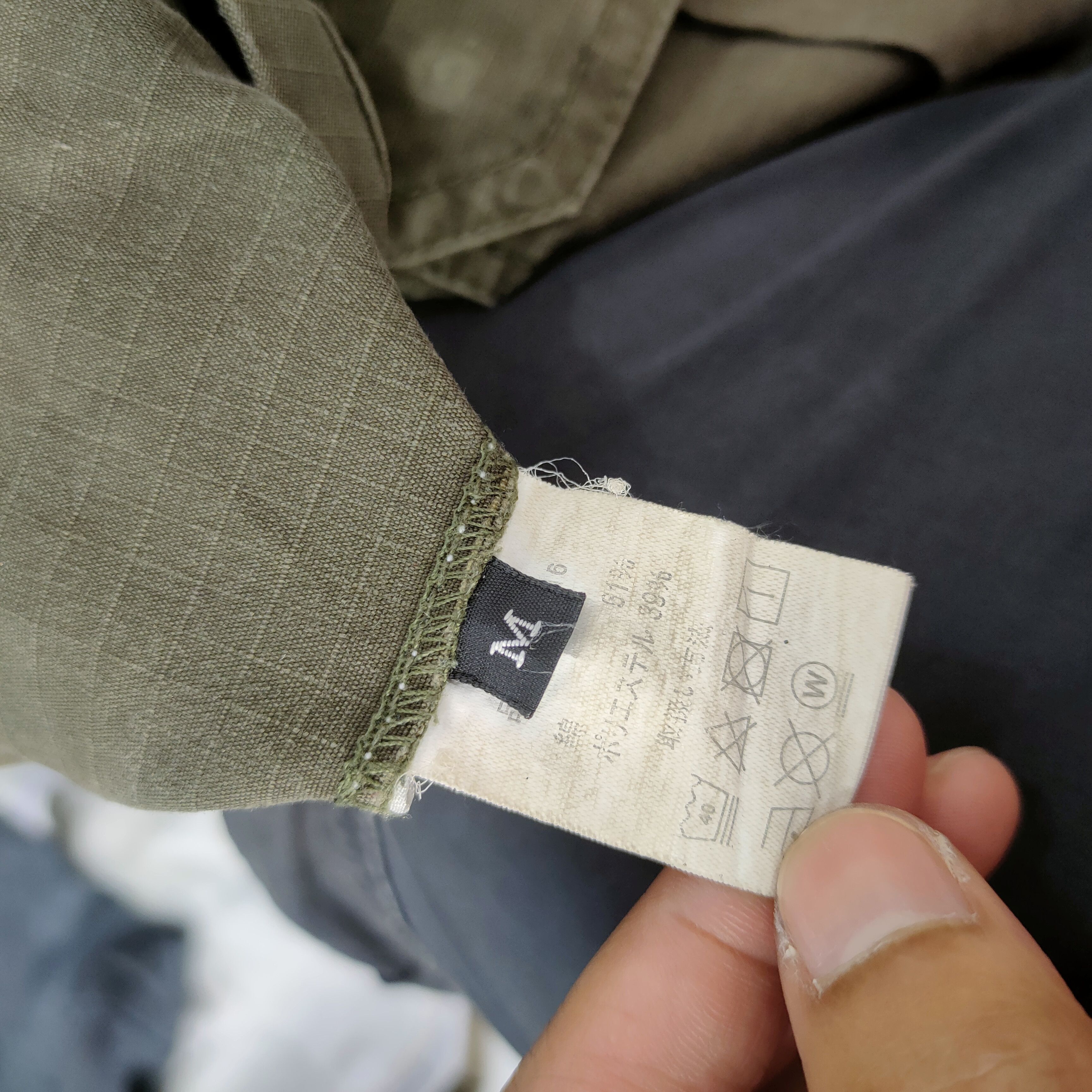 Japanese Brand VINTAGE RIPSTOP GREEN CARGO PANTS Size US 29 - 9 Thumbnail