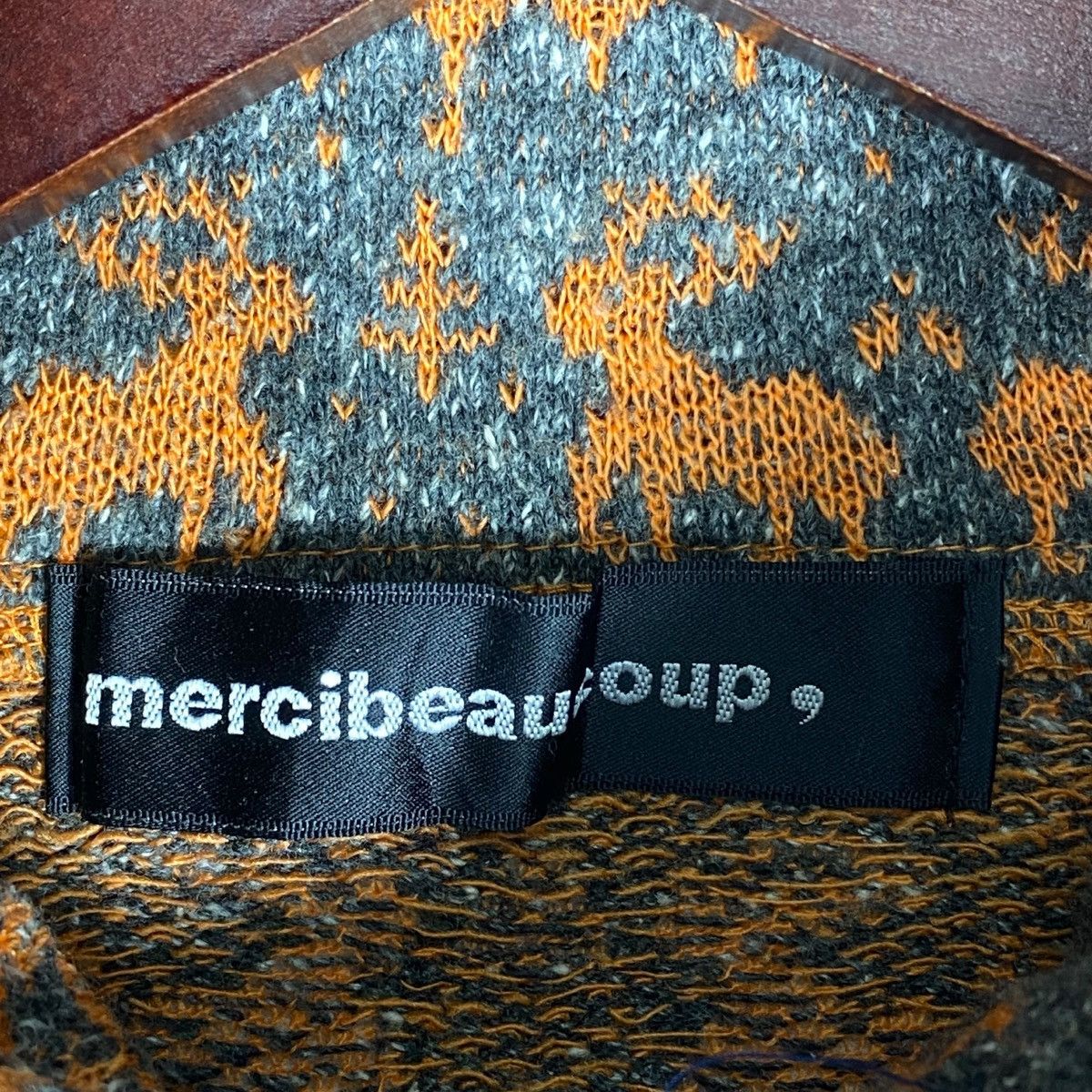 mercibeaucoup Mercibeaucoup, Japan Designer Jealou-Sika Deer Knit Poncho Size L / US 10 / IT 46 - 14 Thumbnail