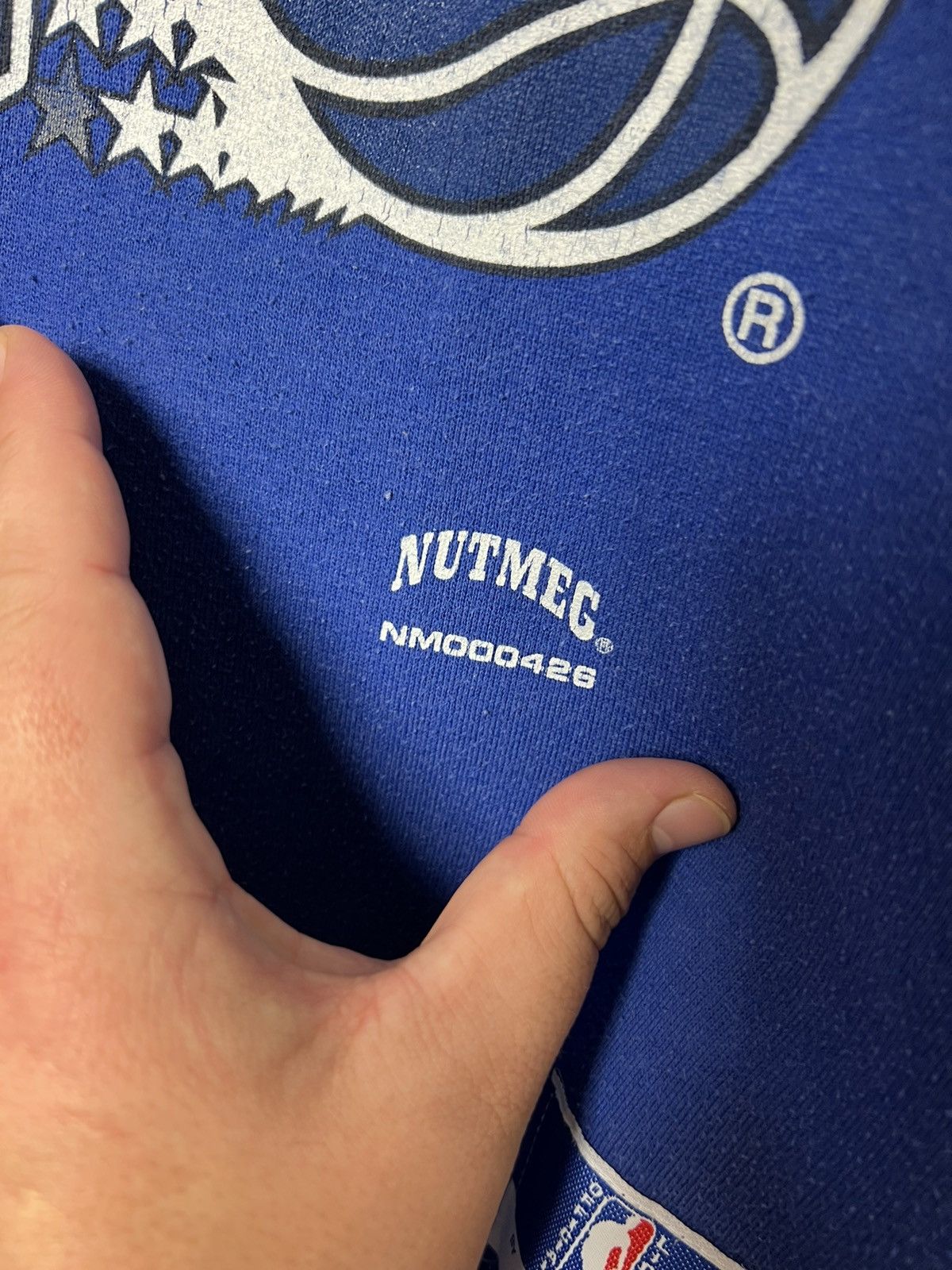 Nutmeg Vintage 90s Orlando Magic NBA Crewneck Sweatshirt Size US XL / EU 56 / 4 - 7 Thumbnail