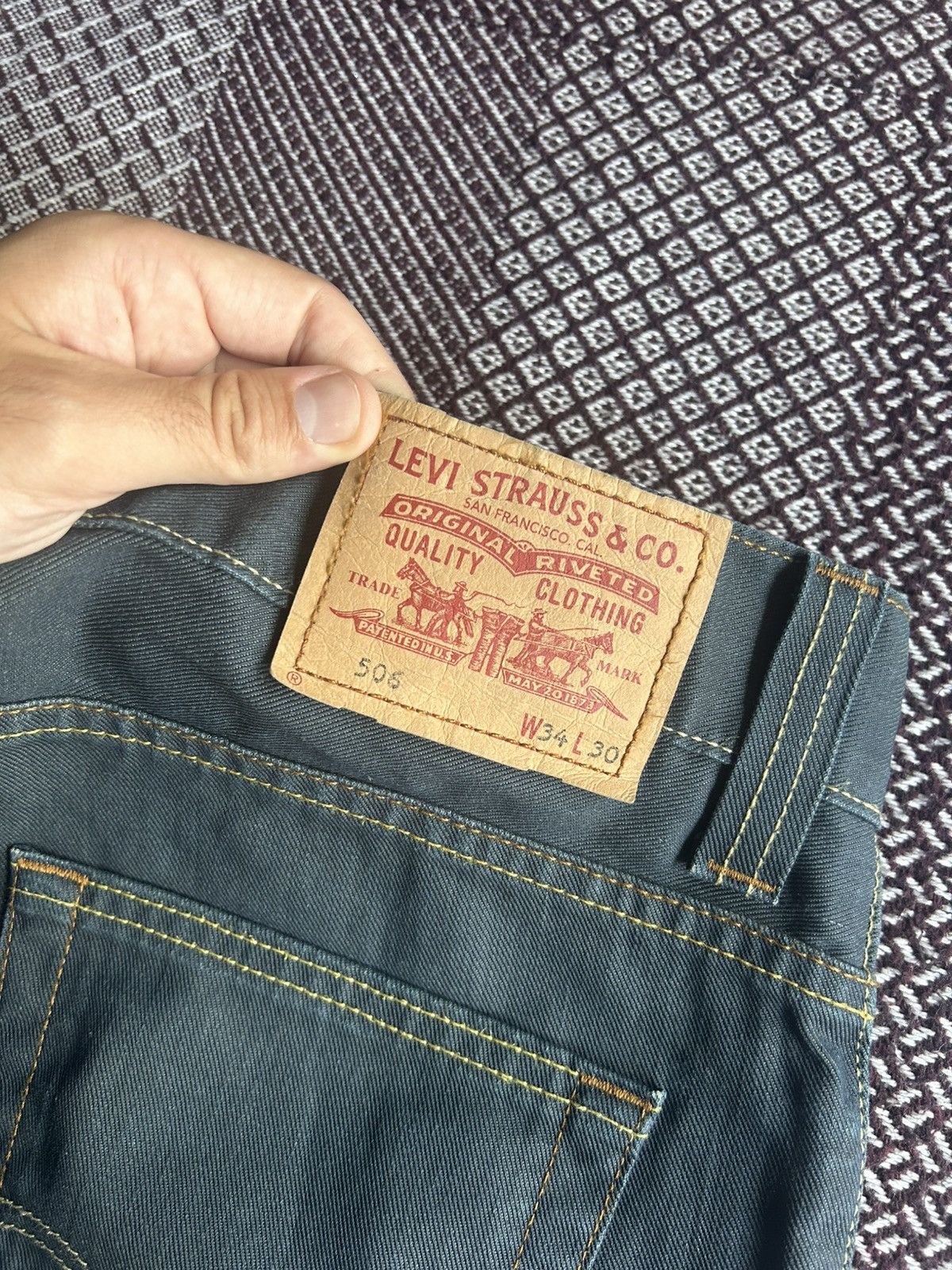 Levi's Vintage Levis 506 Standart Jeans Washed Streetwear Size 34 Size US 34 / EU 50 - 6 Thumbnail