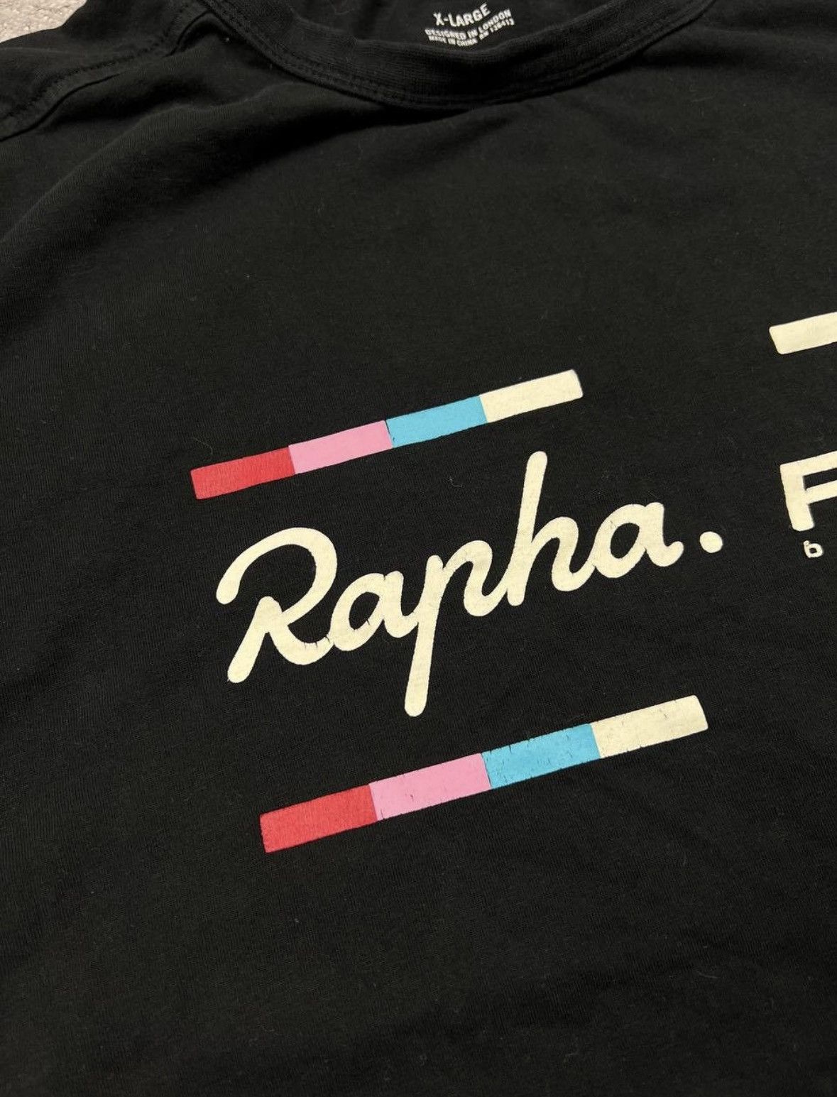 Rapha Rapha Focus Bikes T-Shirt Big Logo Cycling Black Mens Tee Size US XL / EU 56 / 4 - 7 Thumbnail