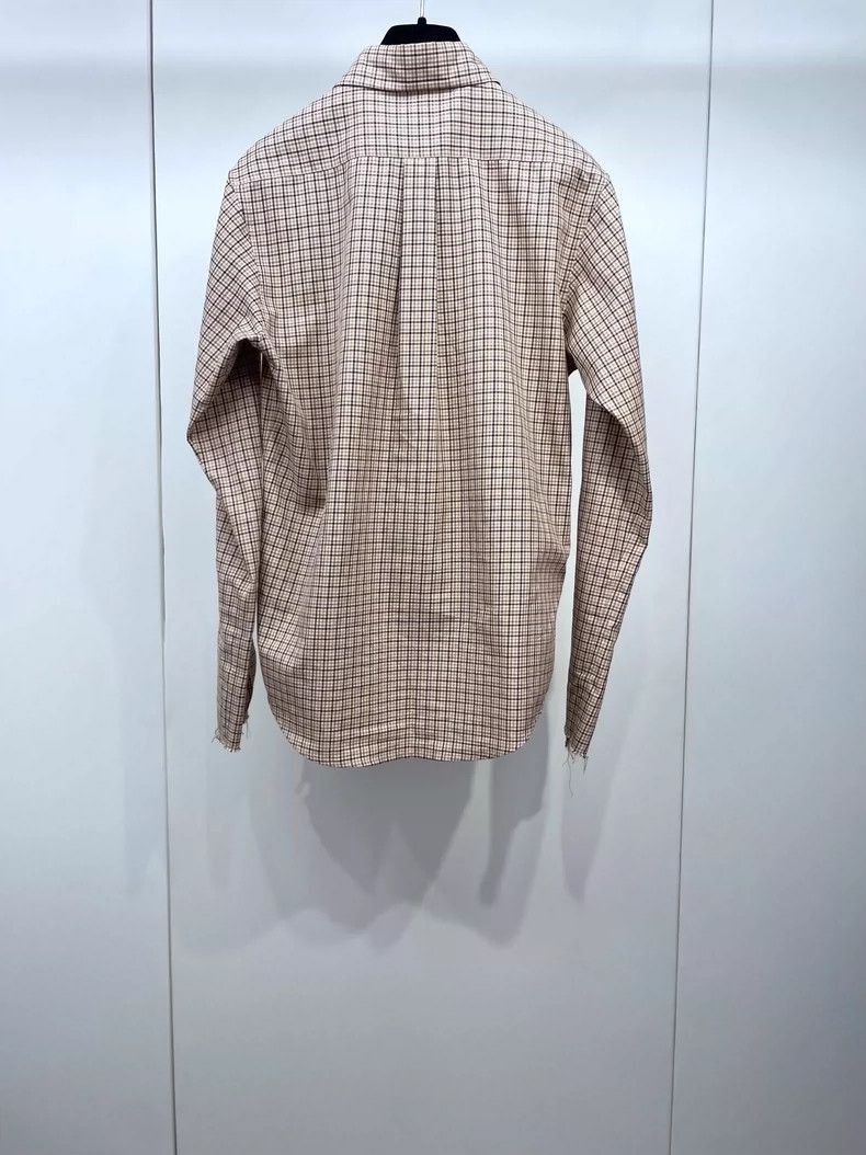 Prada Miu Miu Checkered Long Sleeve Shirt -2505 Size S / US 4 / IT 40 - 2 Thumbnail