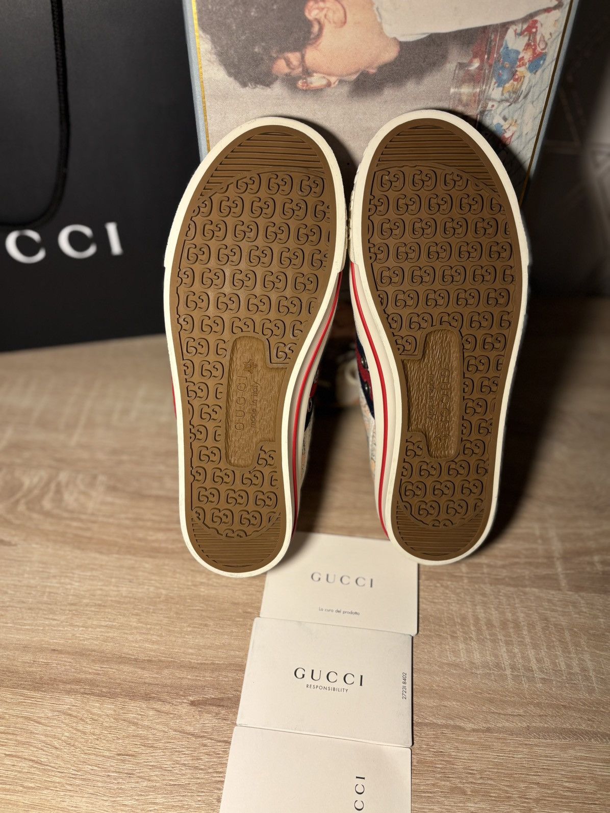 Gucci Gucci tenis Size US 7 / IT 37 - 9 Thumbnail