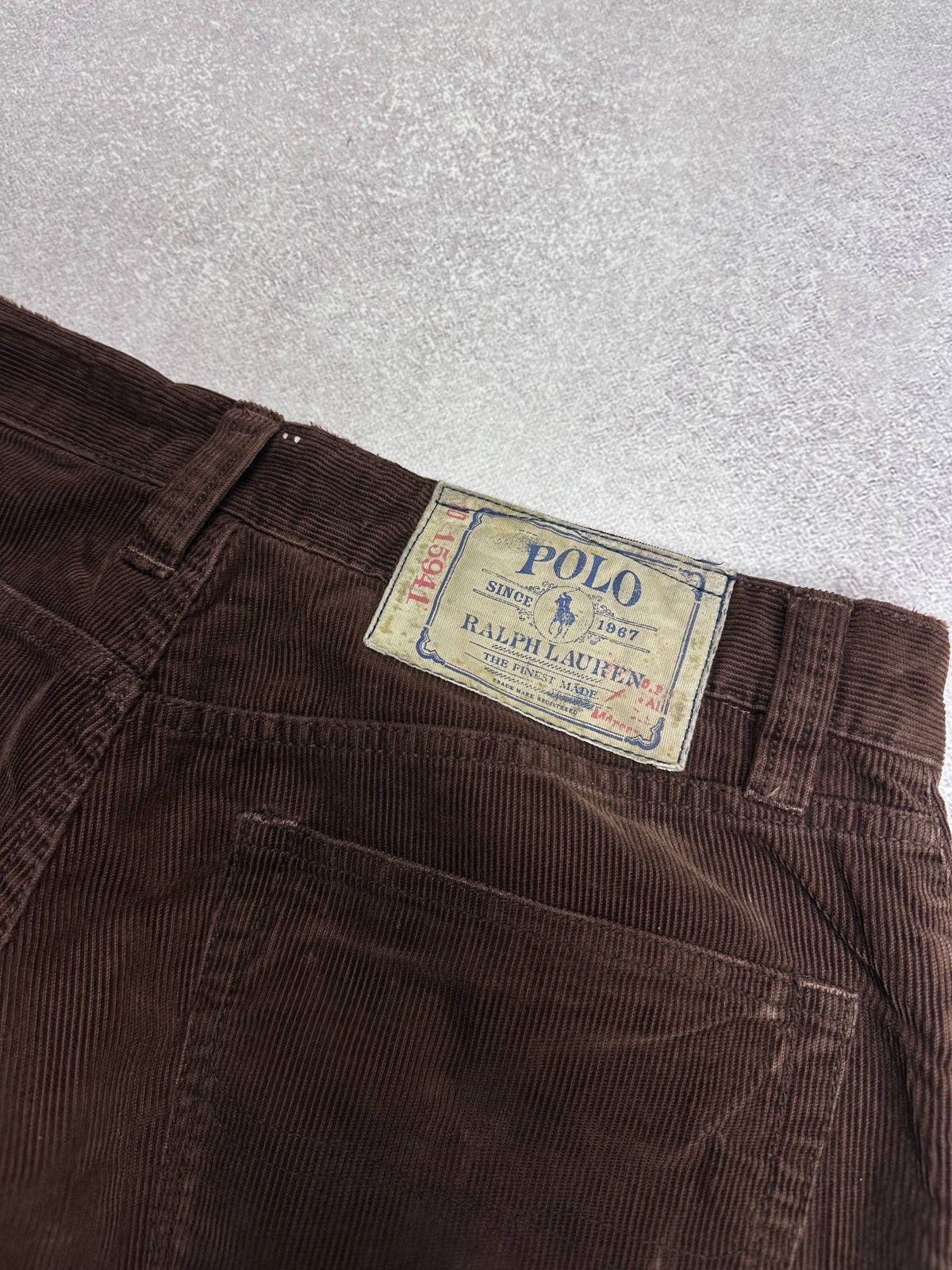 Polo Ralph Lauren Vintage Polo Ralph Lauren Baggy Corduroy Pants Chino 31x34 Size US 31 - 5 Thumbnail