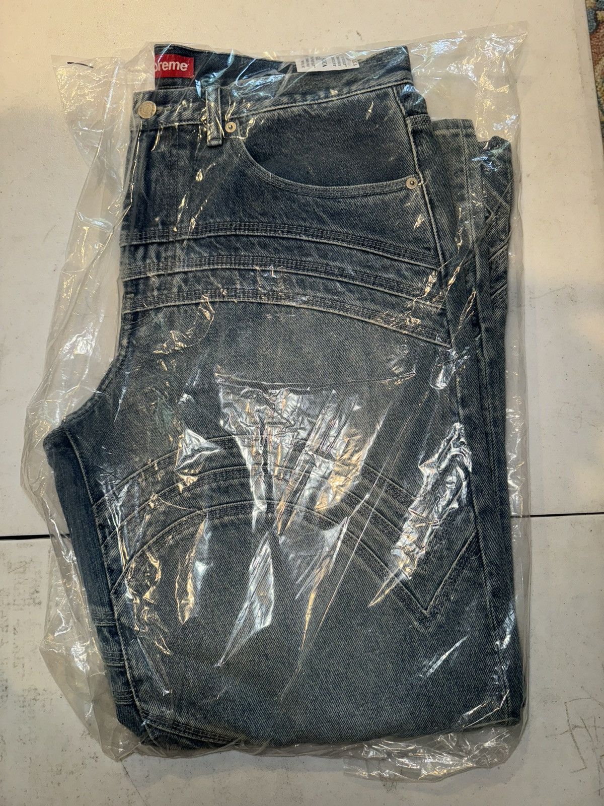 Supreme Supreme S Logo Loose Fit Jean Size US 36 / EU 52 - 5 Thumbnail