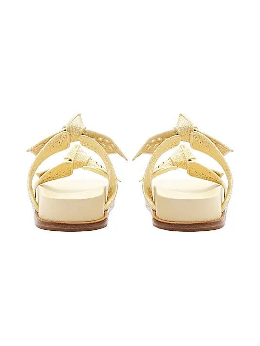 Alexandre Birman os11x1225 Maxi Clarita Embroidered Sandals in Creamy Size US 7 / IT 37 - 3 Thumbnail