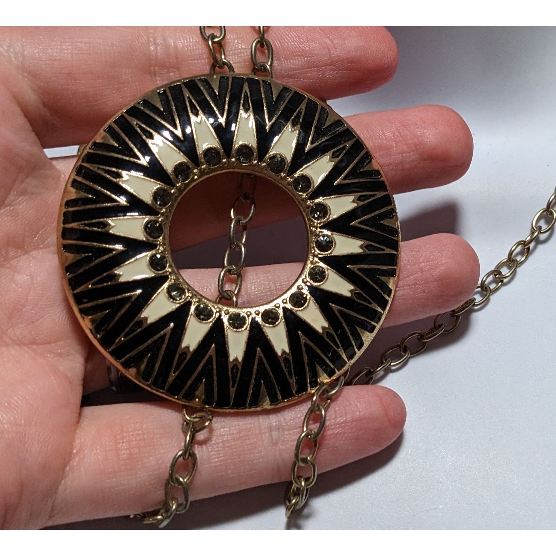 Other Vintage Boho Chic Sunburst Pendant Necklace Size ONE SIZE - 10 Thumbnail