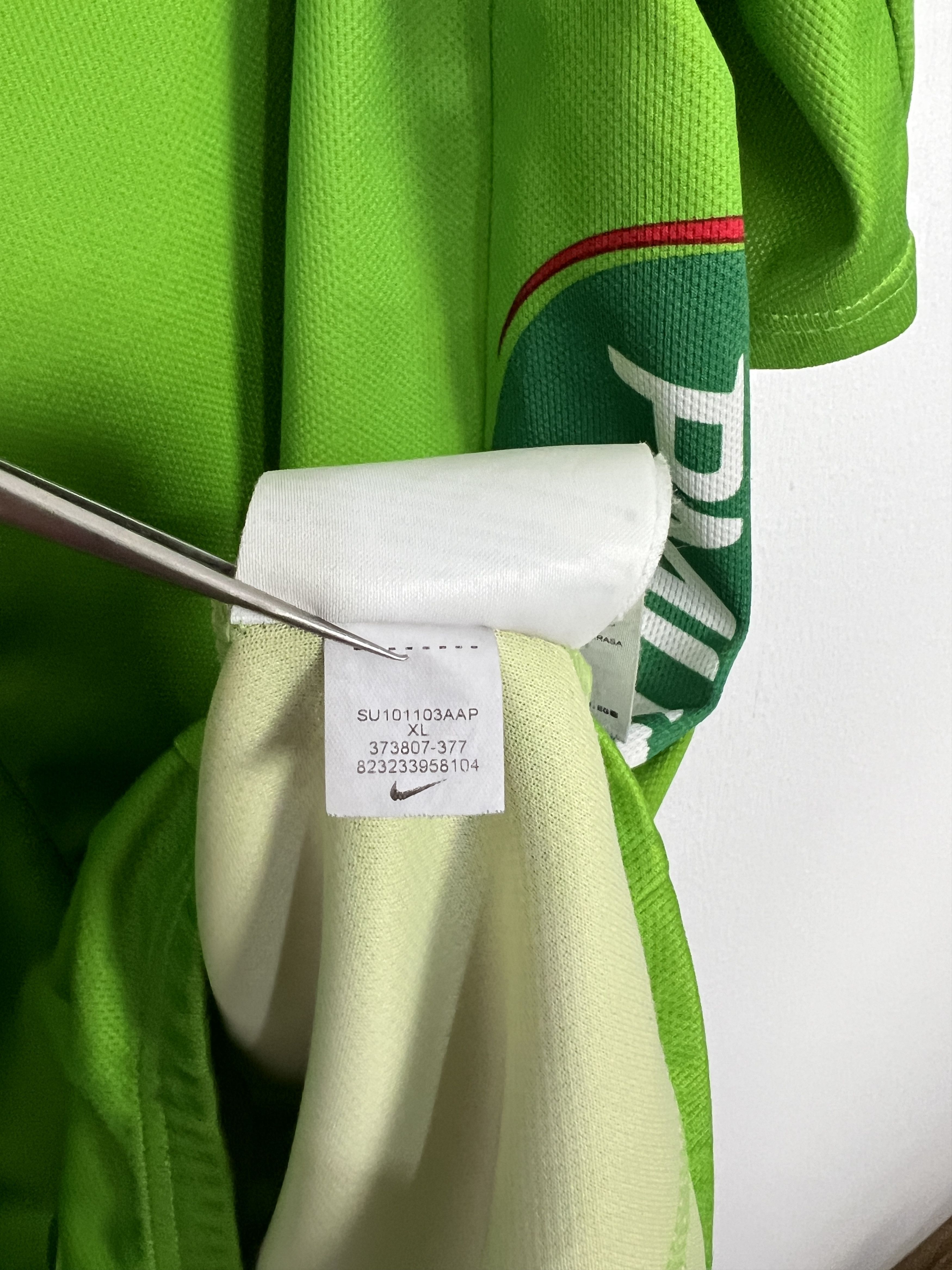 Nike Vintage 2010 Nike Jersey PMU Tour de France Green Cycling Size US XL / EU 56 / 4 - 11 Thumbnail