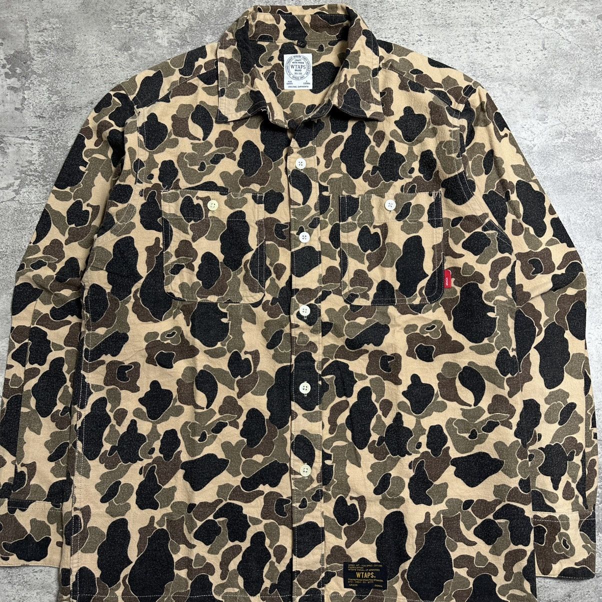 Wtaps Vintage Wtaps Camo Catton Flannel Size US S / EU 44-46 / 1 - 3 Thumbnail