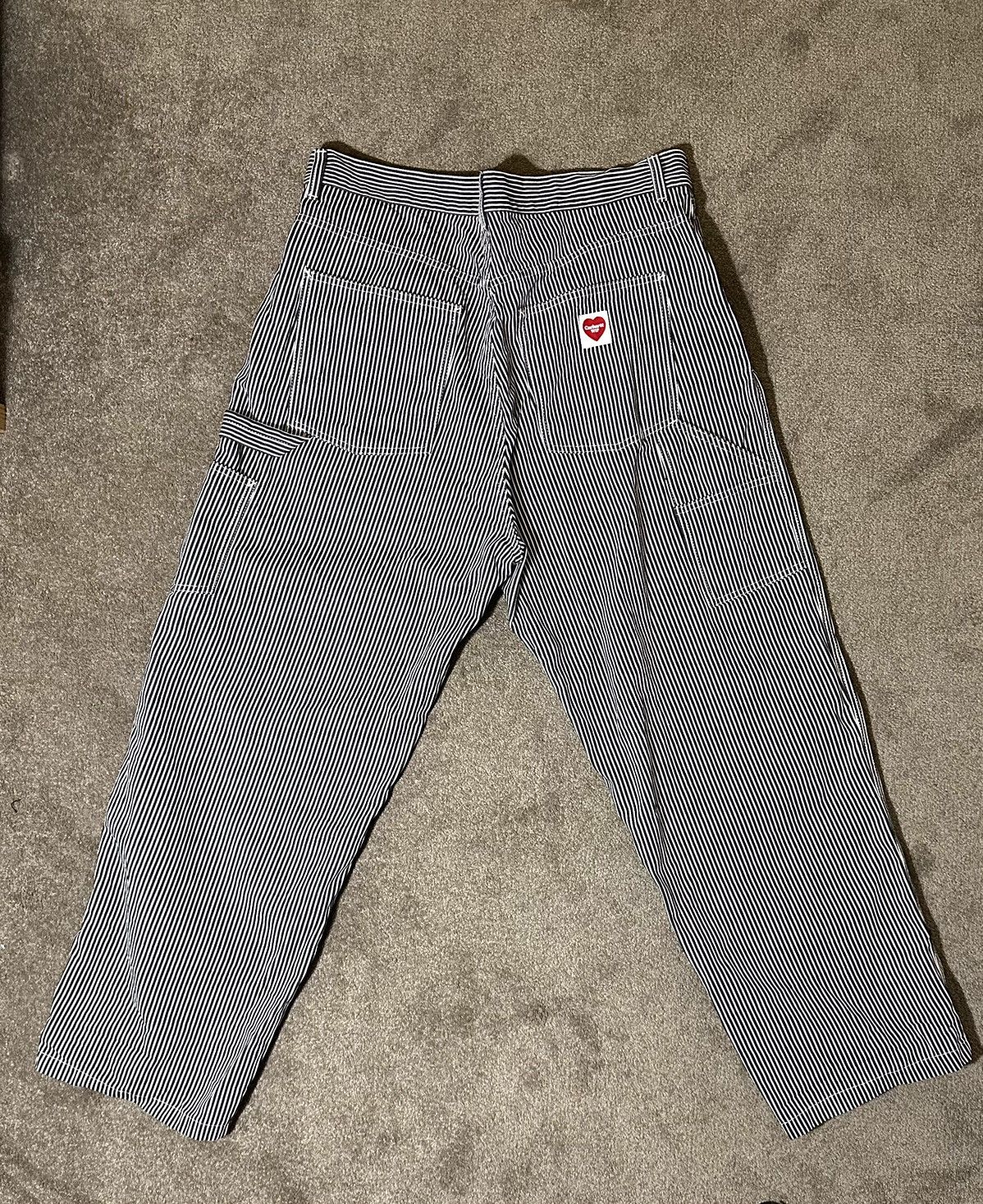 Carhartt Terrell Striped Cotton Trousers Size US 40 / EU 56 - 3 Thumbnail