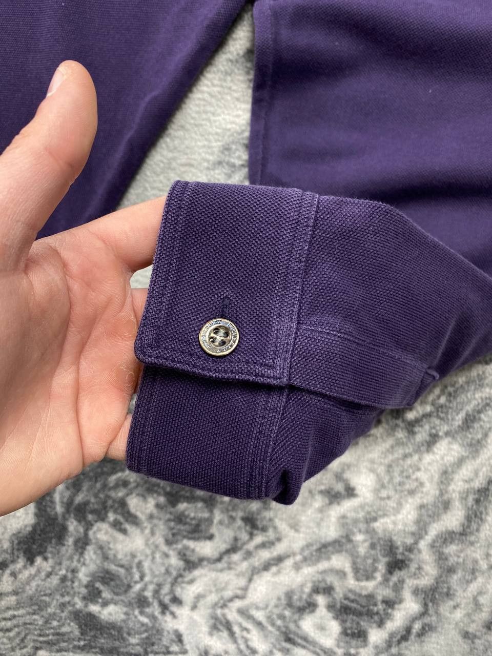 Burberry Vintage Burberry Brit Polo Nova Check Long Sleeve Men Size US XXL / EU 58 / 5 - 7 Thumbnail
